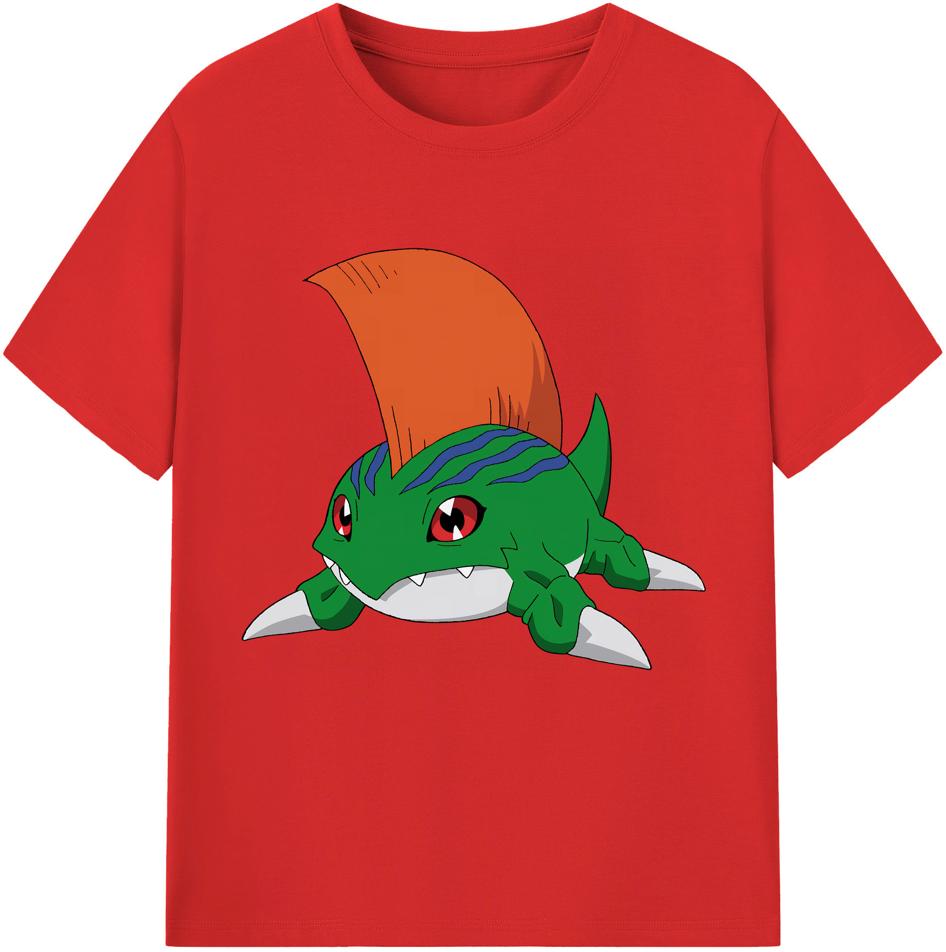 （画像用） Digimon デジタルモンスター/デジモン レディースカジュアルプリントTシャツ（綿100％）