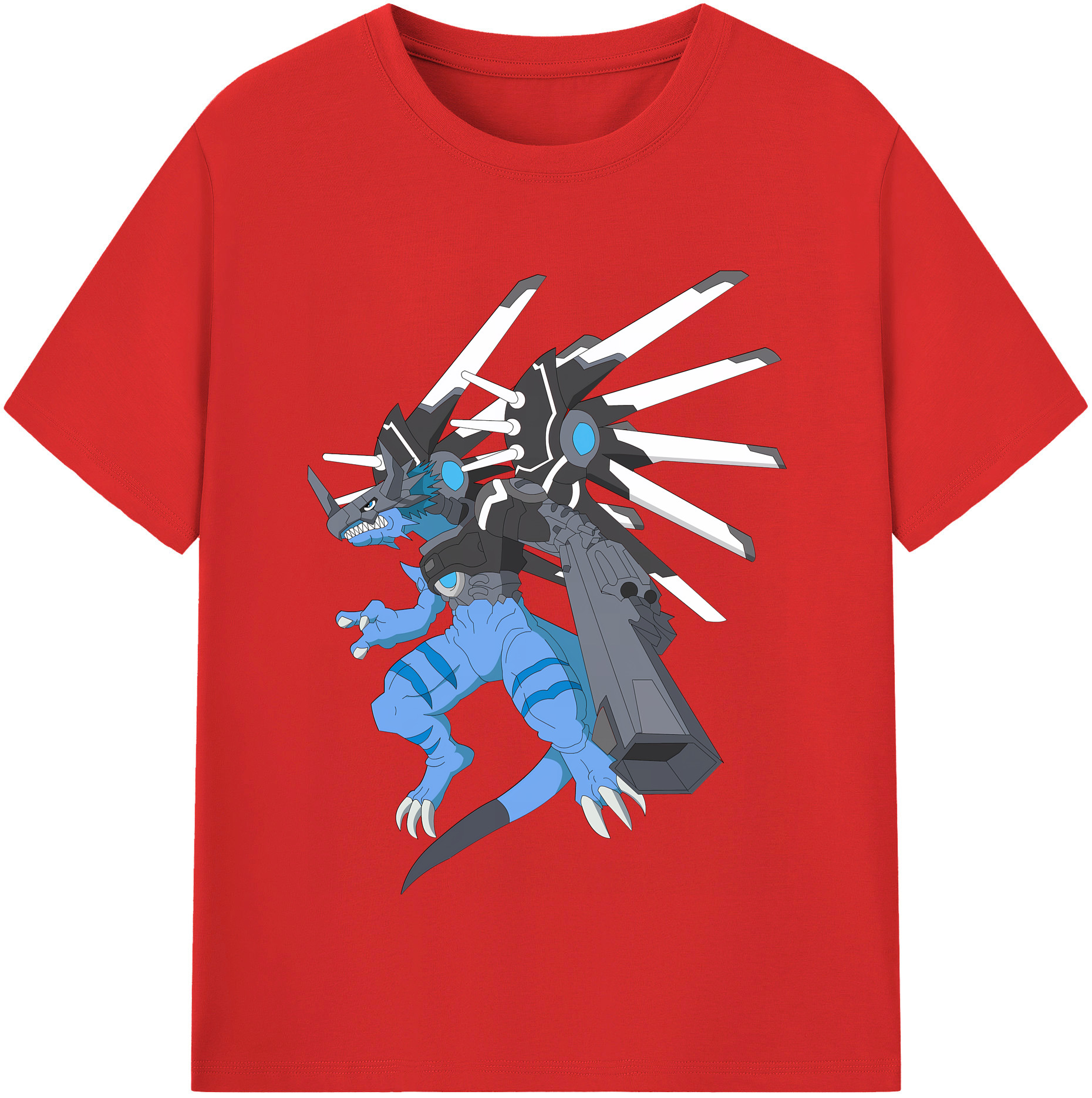 （画像用） Digimon デジタルモンスター/デジモン レディースカジュアルプリントTシャツ（綿100％）