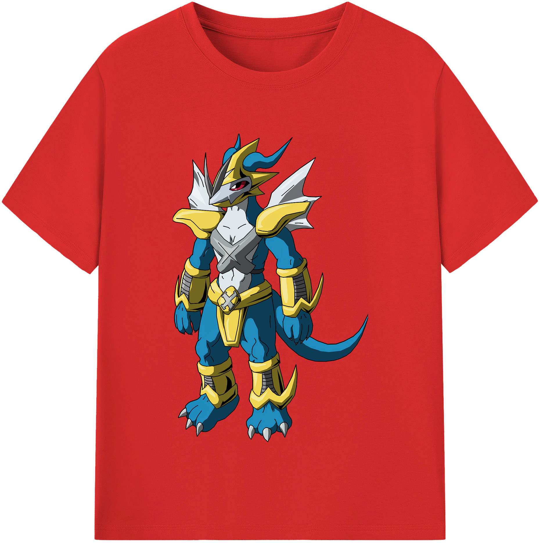 （画像用） Digimon デジタルモンスター/デジモン レディースカジュアルプリントTシャツ（綿100％）