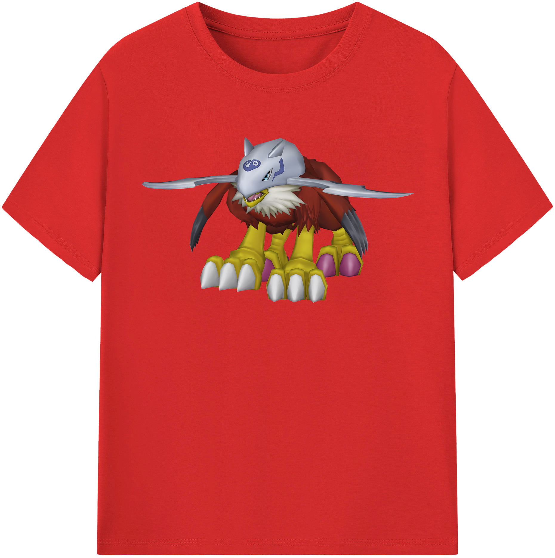 （画像用） Digimon デジタルモンスター/デジモン レディースカジュアルプリントTシャツ（綿100％）