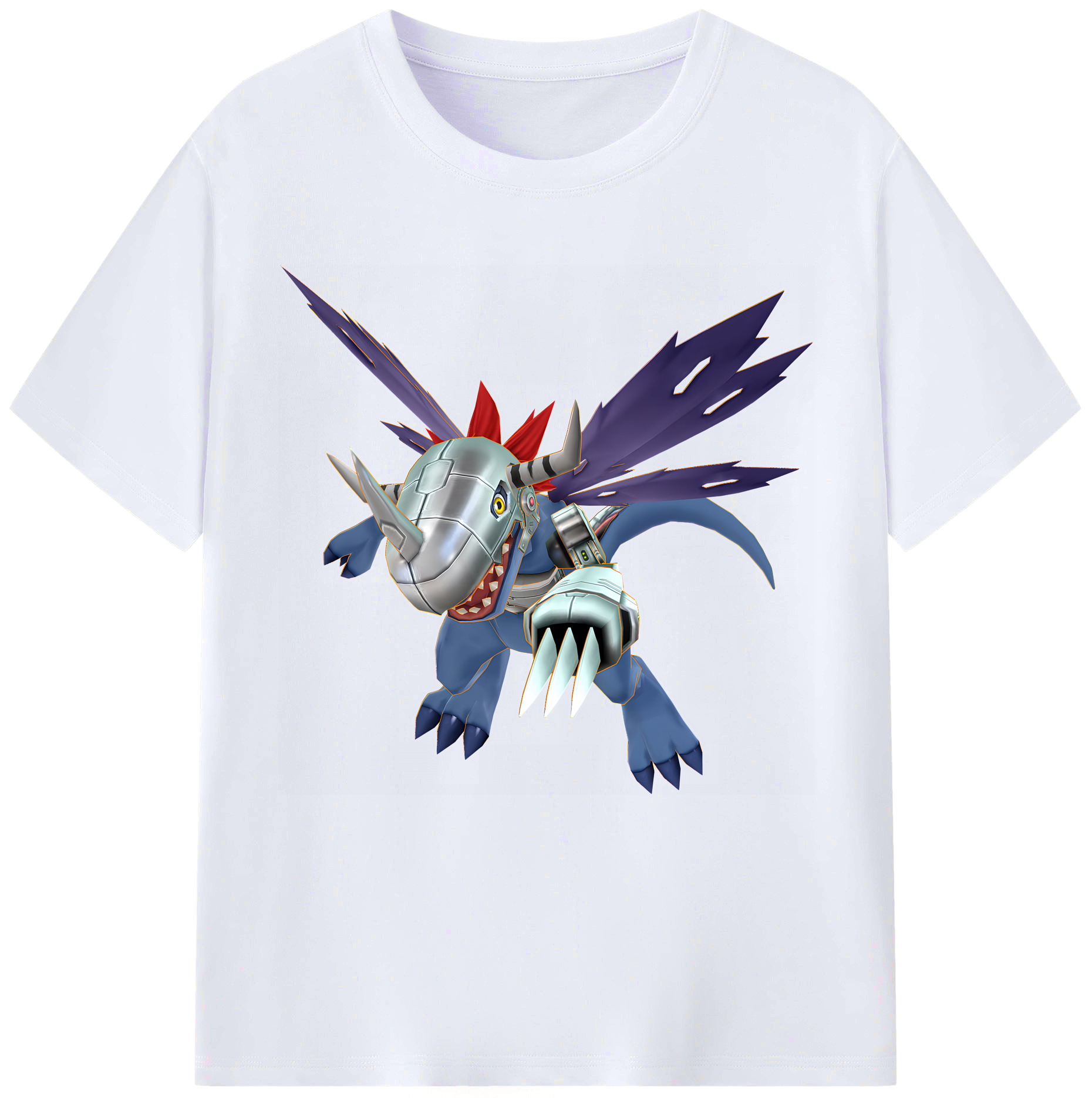 （画像用） Digimon デジタルモンスター/デジモン レディースカジュアルプリントTシャツ（綿100％）