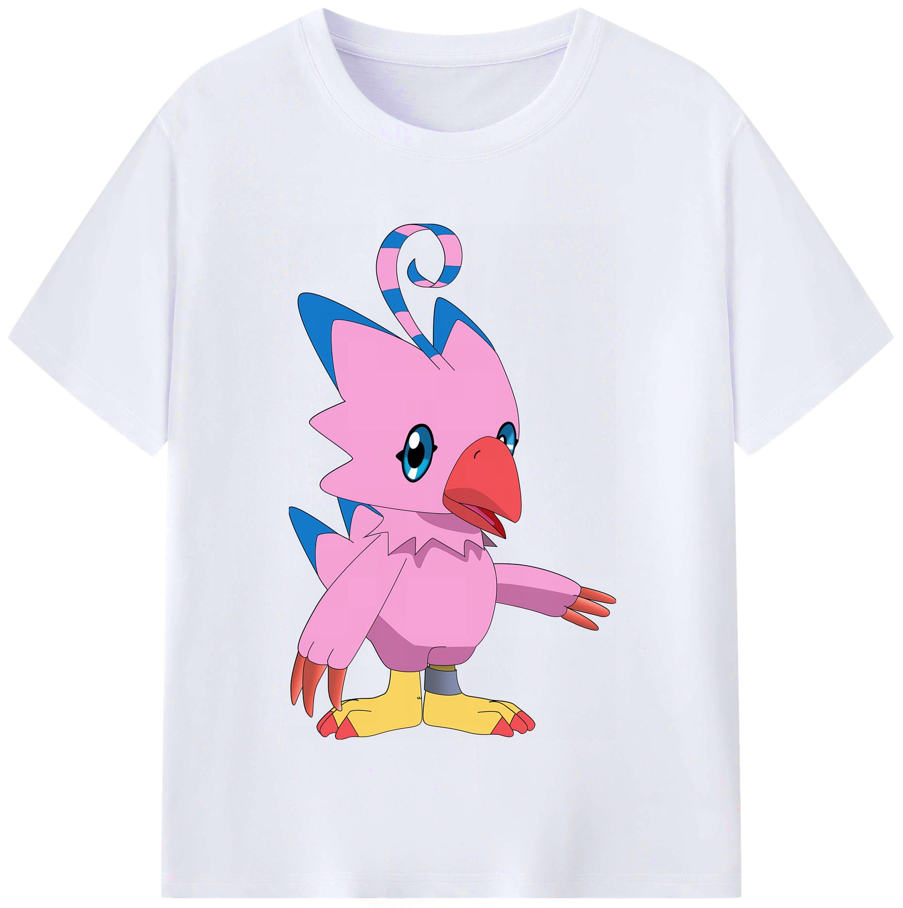 （画像用） Digimon デジタルモンスター/デジモン レディースカジュアルプリントTシャツ（綿100％）