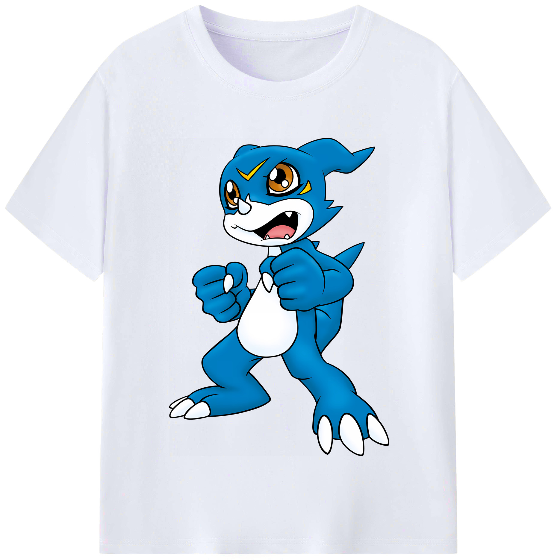 （画像用） Digimon デジタルモンスター/デジモン レディースカジュアルプリントTシャツ（綿100％）