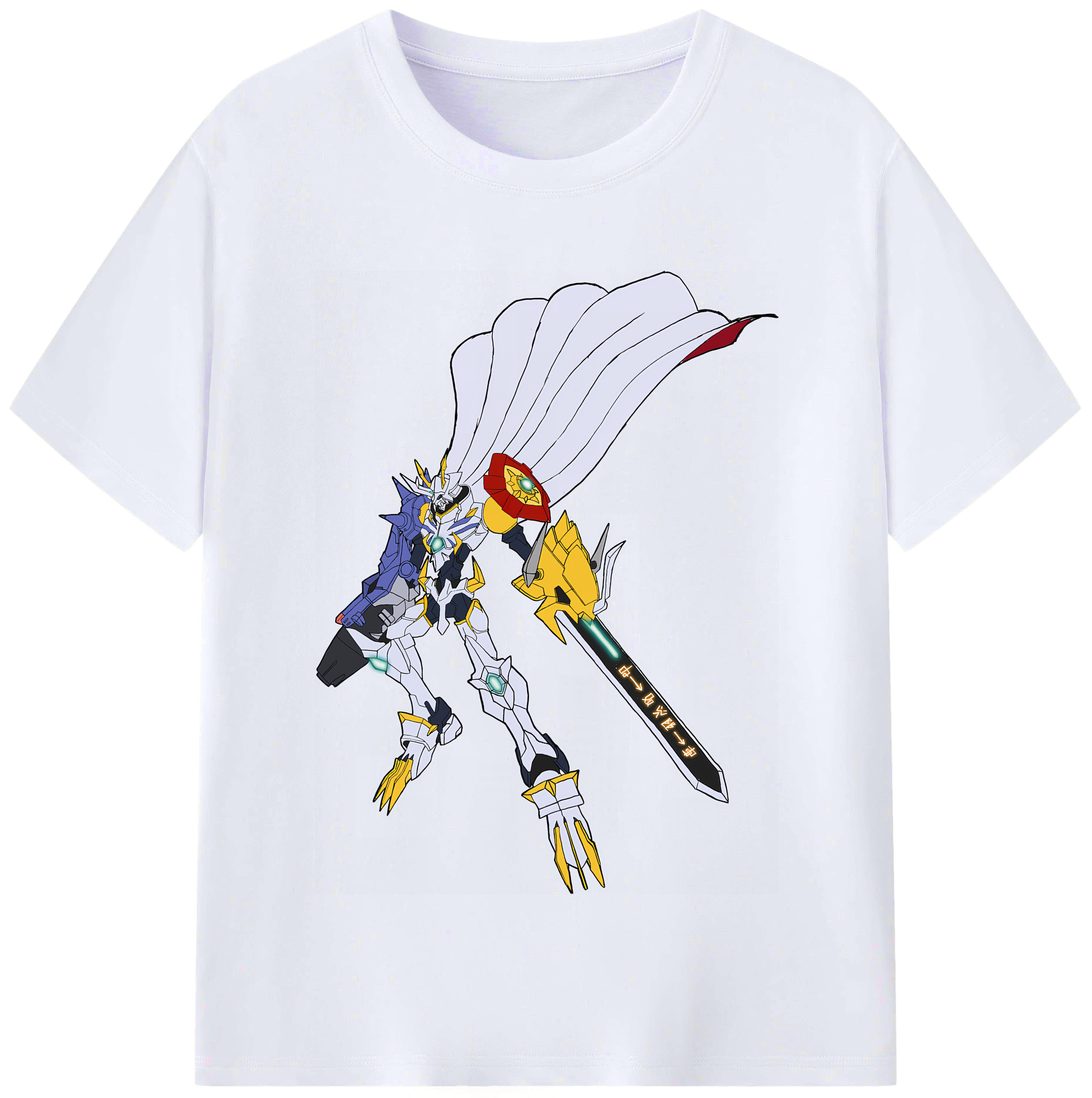 （画像用） Digimon デジタルモンスター/デジモン レディースカジュアルプリントTシャツ（綿100％）