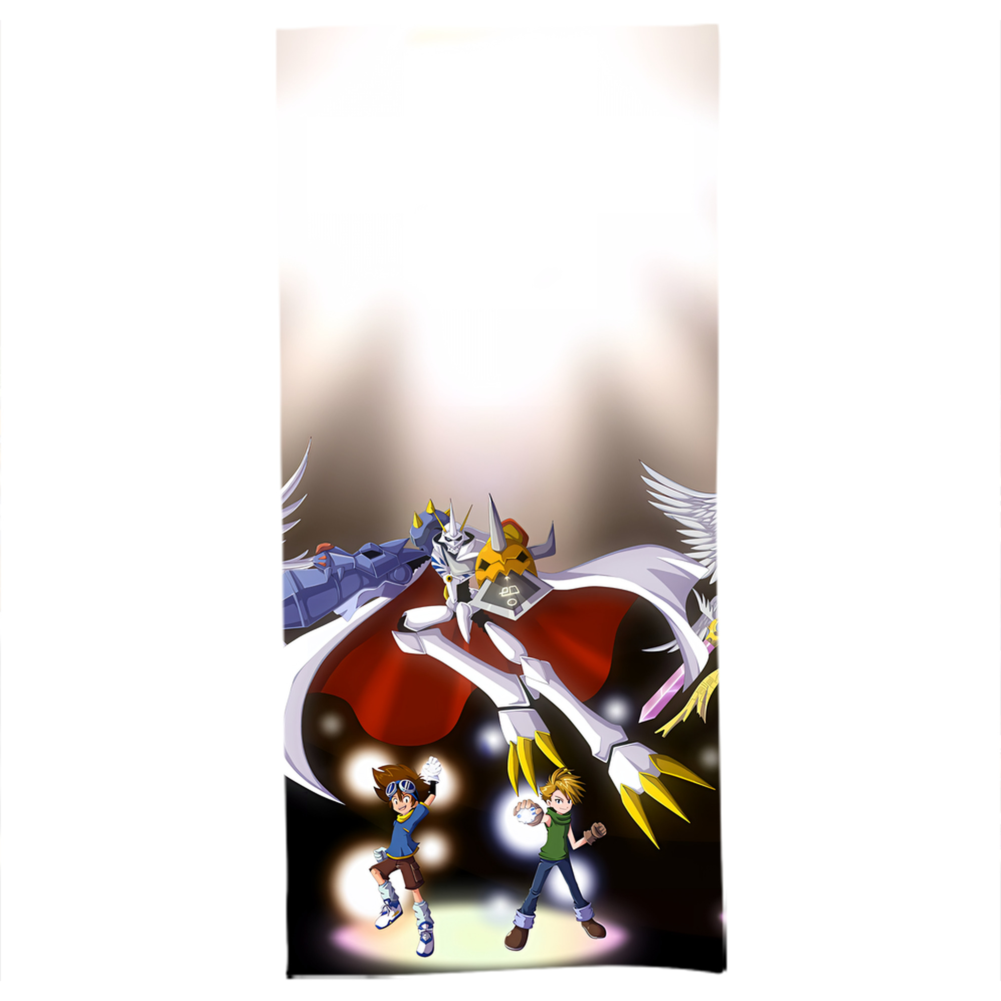 （画像用） Digimon デジタルモンスター/デジモン 大判バスタオル 70×140cm 吸水速乾 柔らかい肌触り