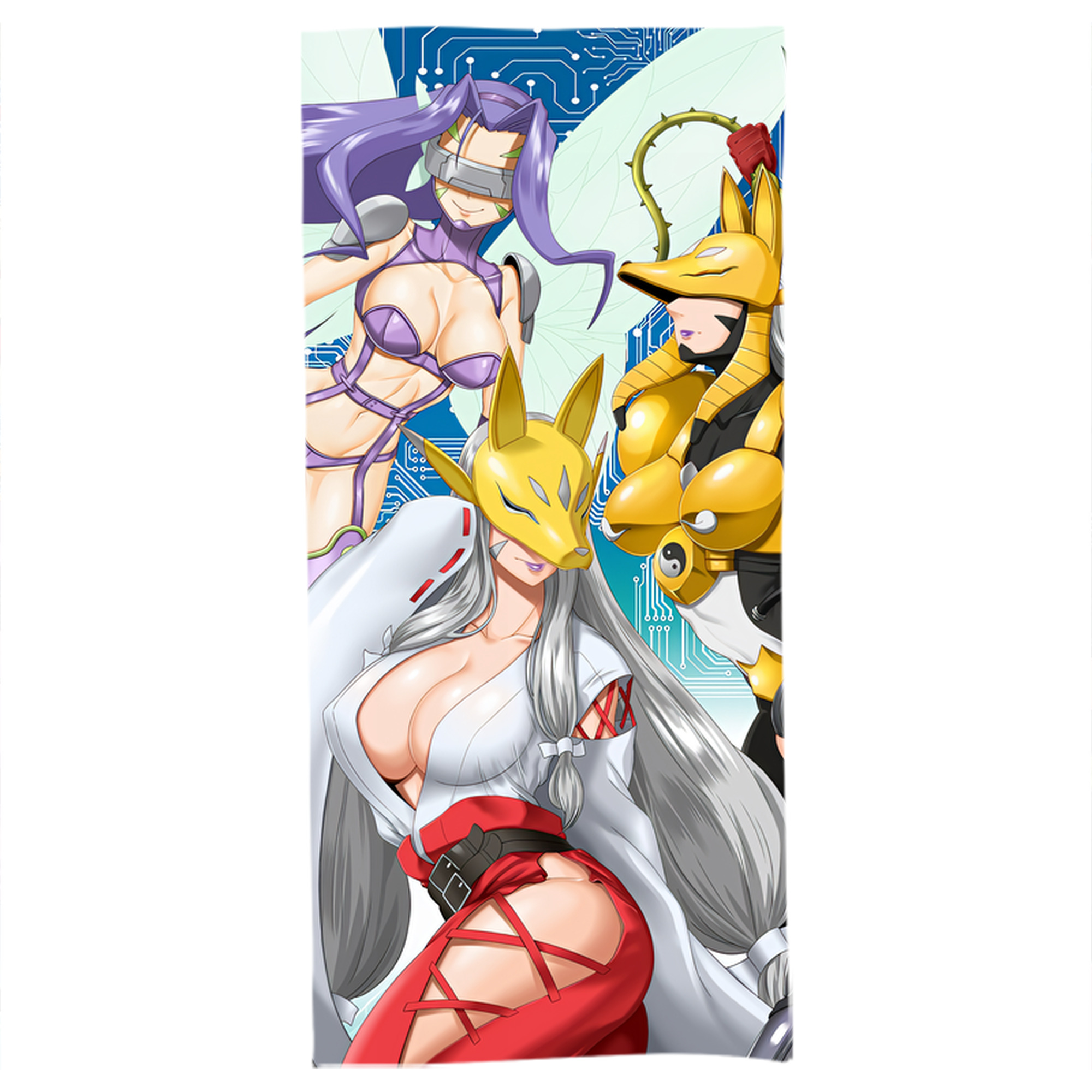 （画像用） Digimon デジタルモンスター/デジモン 大判バスタオル 70×140cm 吸水速乾 柔らかい肌触り