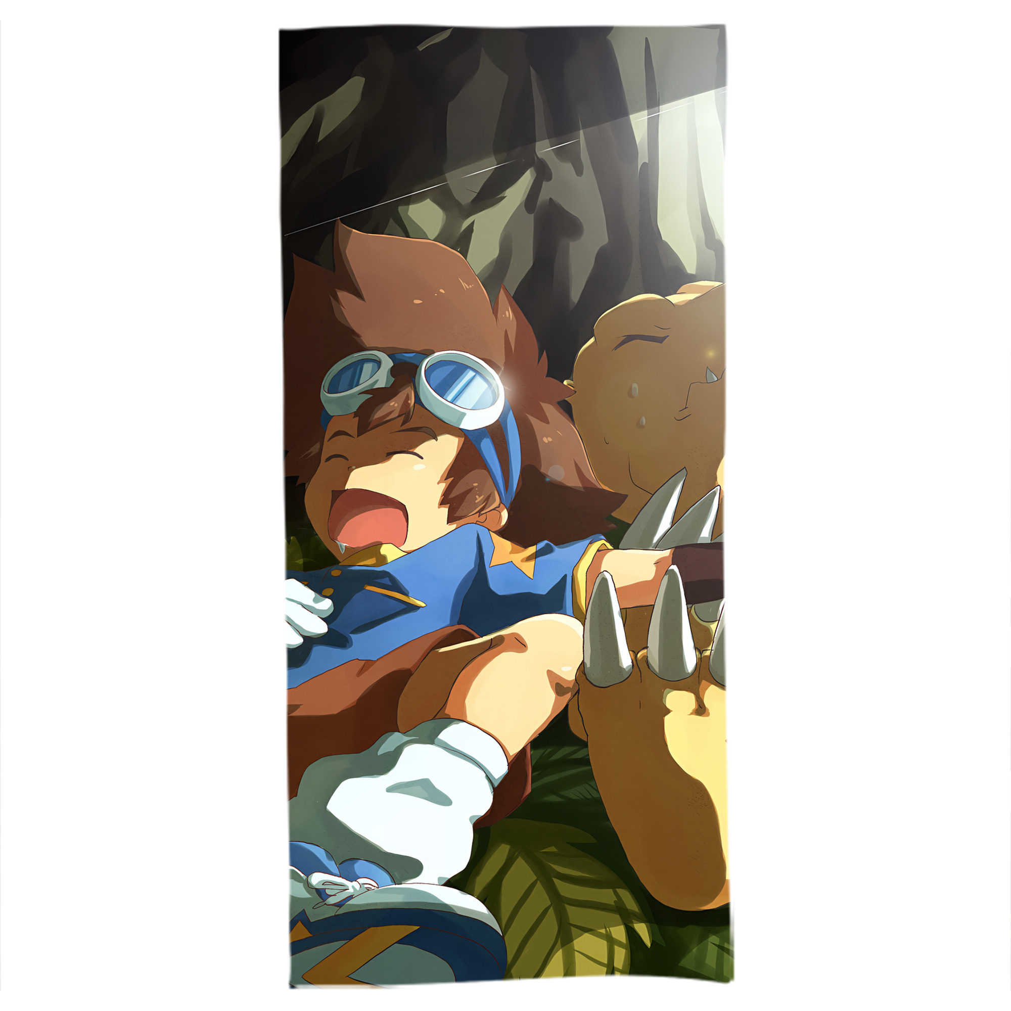 （画像用） Digimon デジタルモンスター/デジモン 大判バスタオル 70×140cm 吸水速乾 柔らかい肌触り