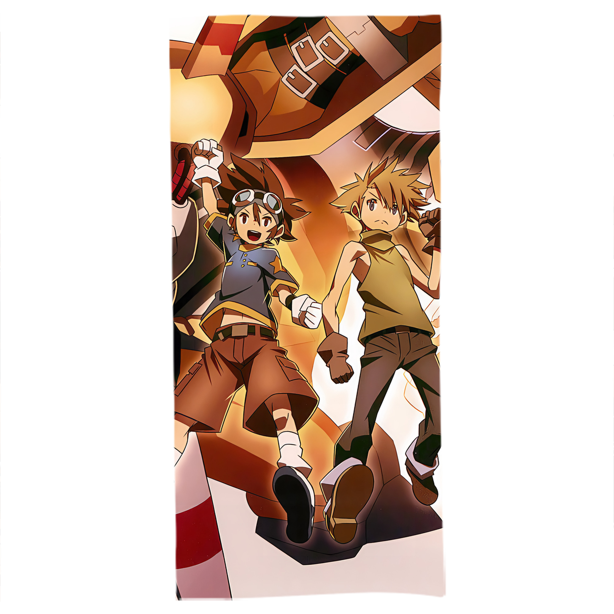 （画像用） Digimon デジタルモンスター/デジモン 大判バスタオル 70×140cm 吸水速乾 柔らかい肌触り