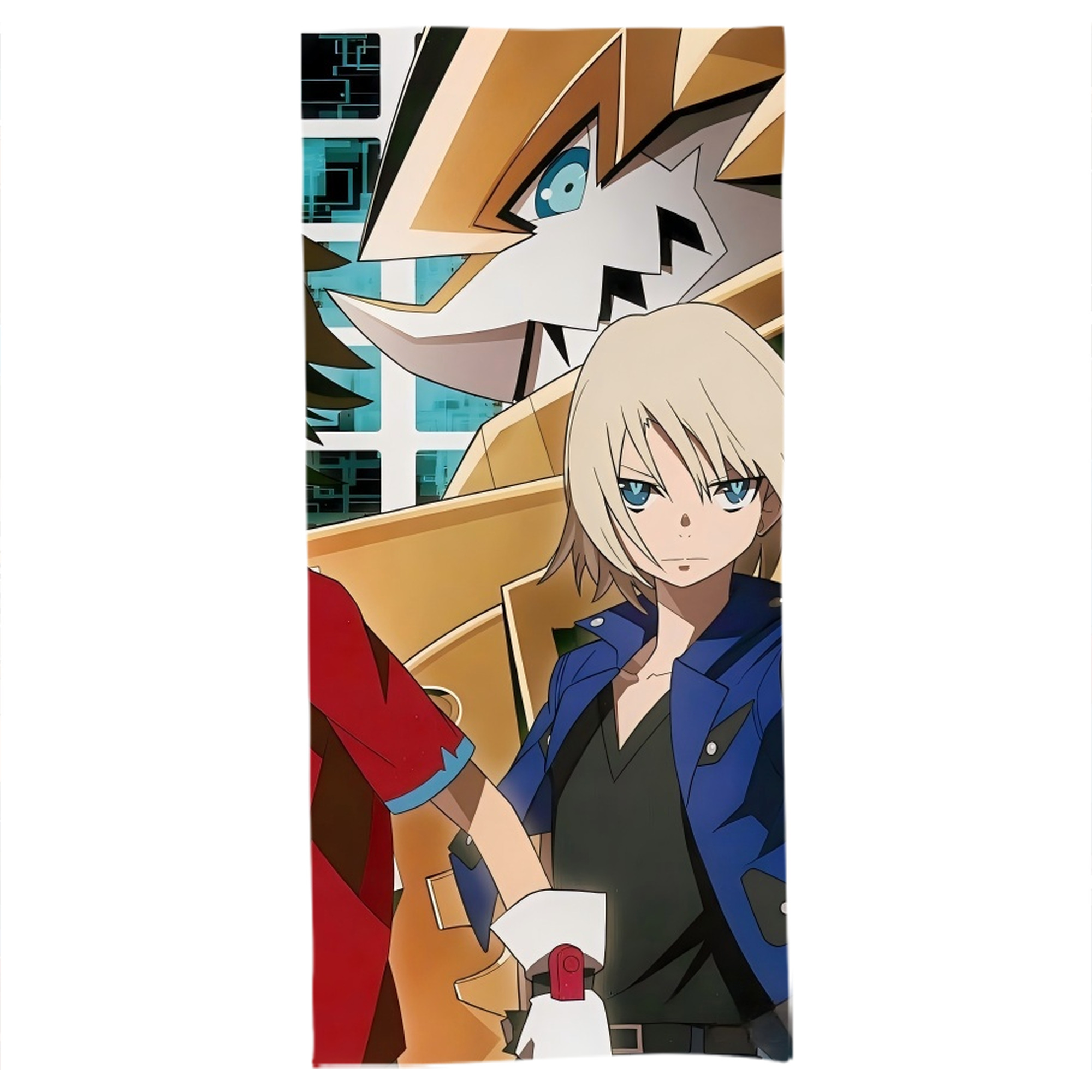 （画像用） Digimon デジタルモンスター/デジモン 大判バスタオル 70×140cm 吸水速乾 柔らかい肌触り