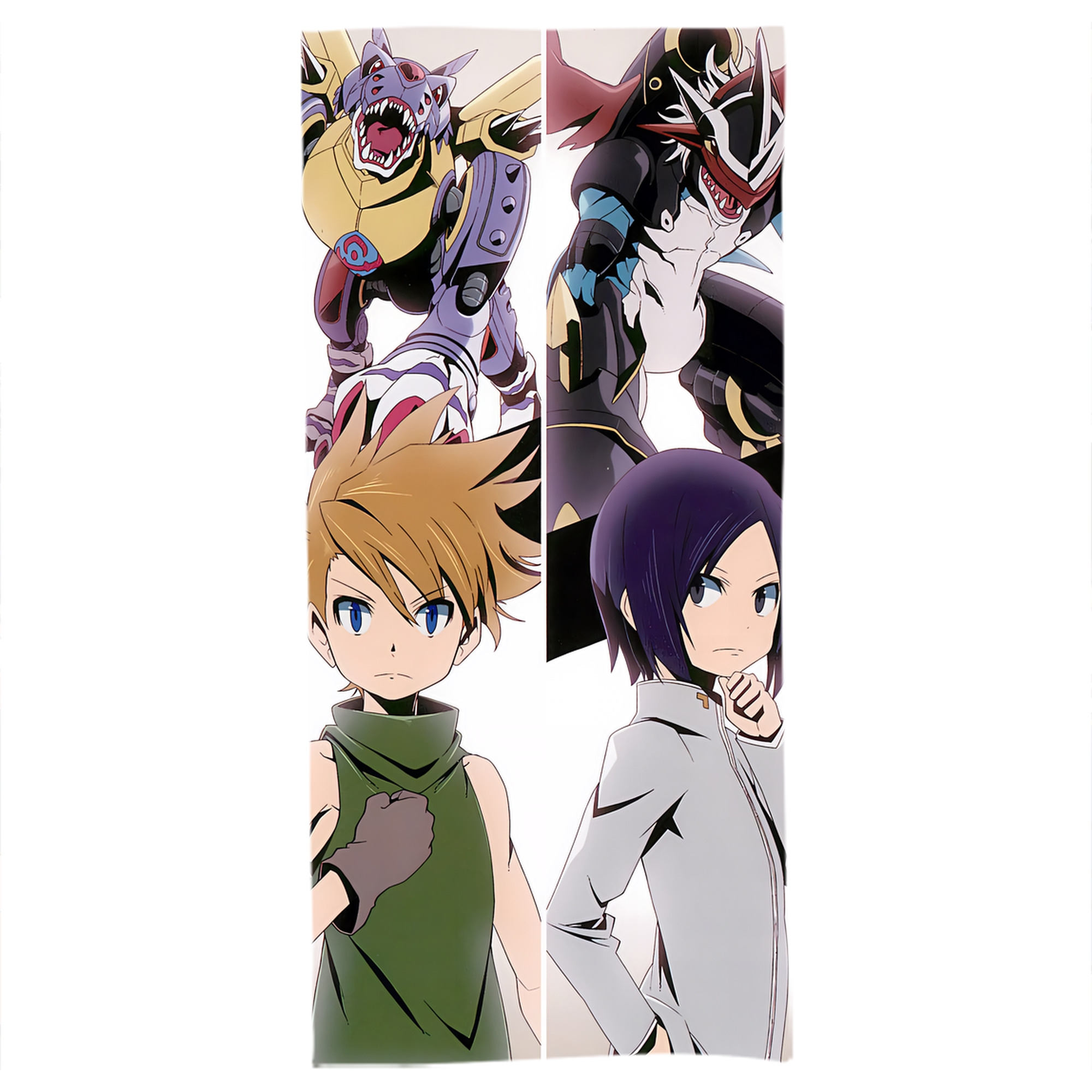 （画像用） Digimon デジタルモンスター/デジモン 大判バスタオル 70×140cm 吸水速乾 柔らかい肌触り