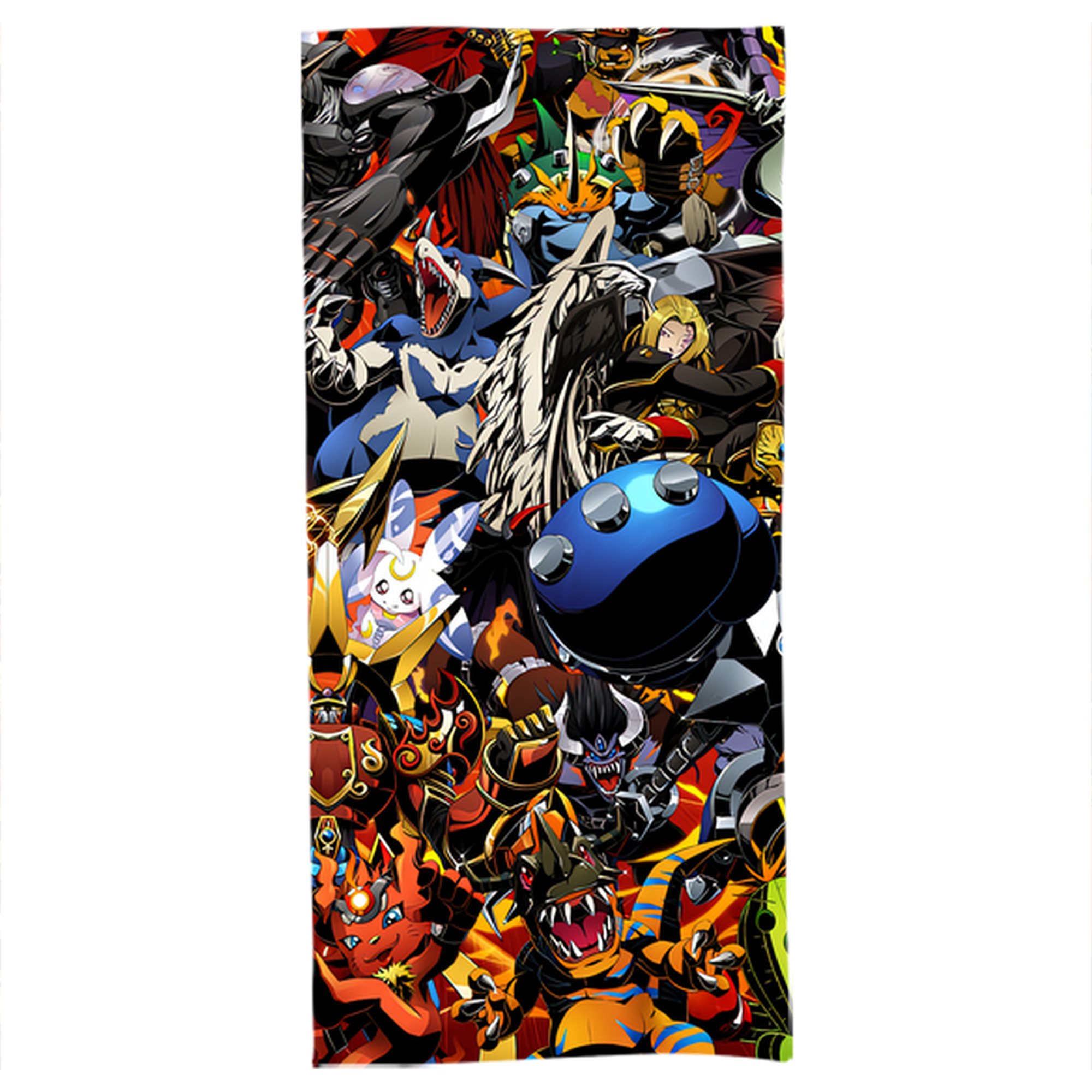 （画像用） Digimon デジタルモンスター/デジモン 大判バスタオル 70×140cm 吸水速乾 柔らかい肌触り