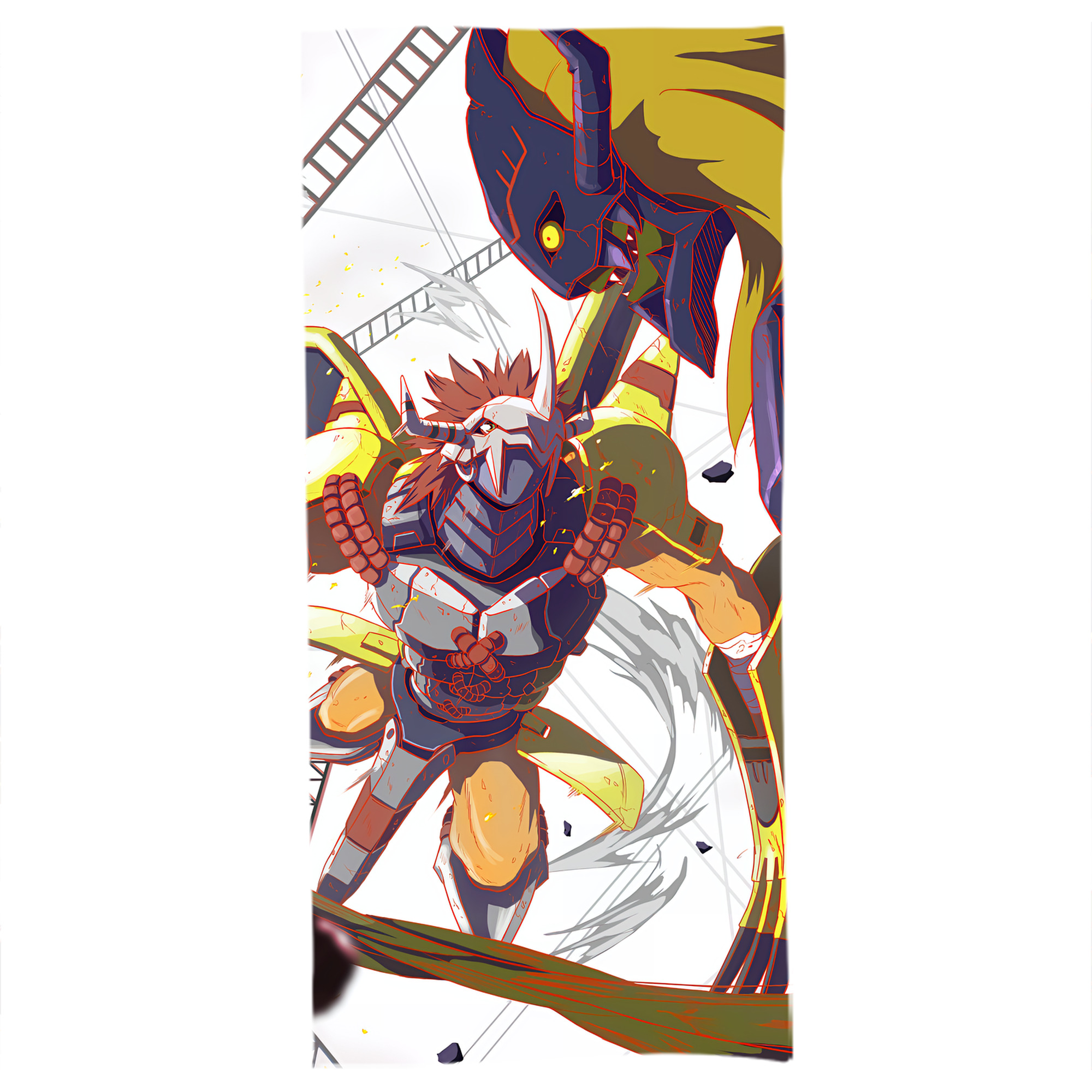 （画像用） Digimon デジタルモンスター/デジモン 大判バスタオル 70×140cm 吸水速乾 柔らかい肌触り