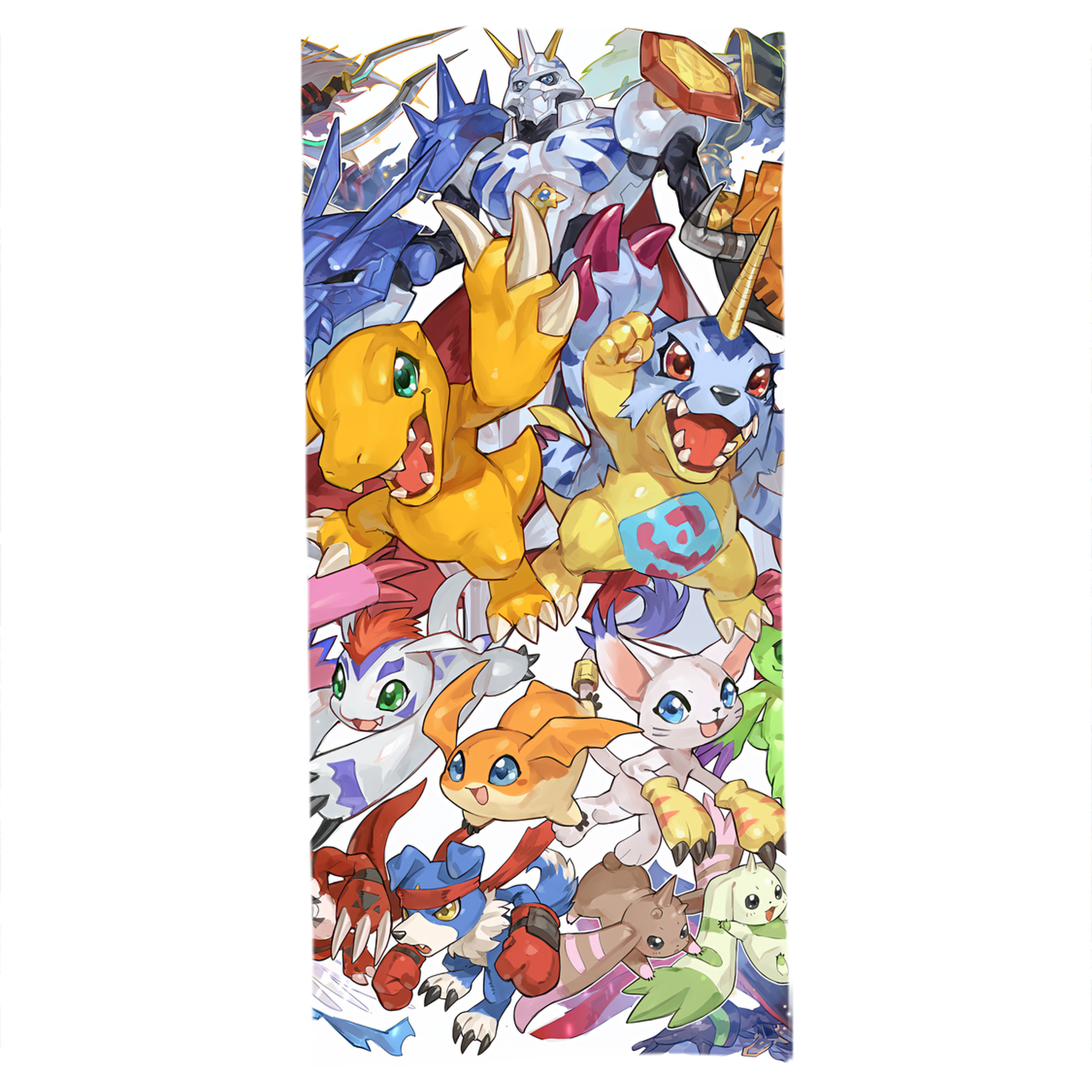 （画像用） Digimon デジタルモンスター/デジモン 大判バスタオル 70×140cm 吸水速乾 柔らかい肌触り
