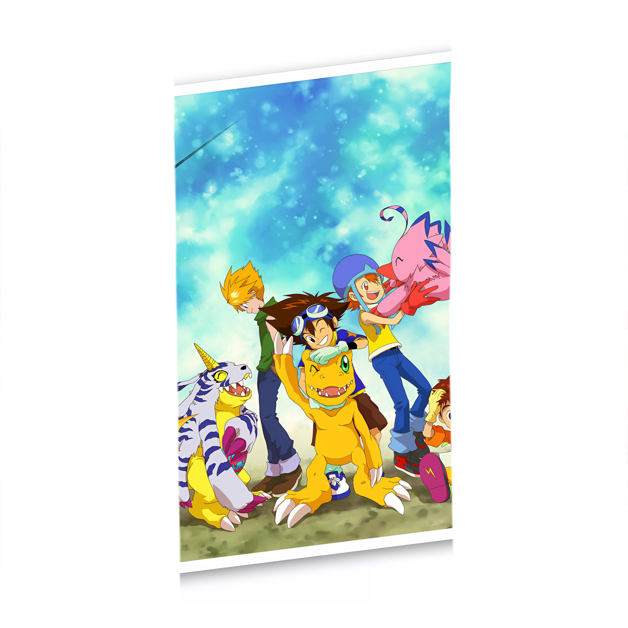 （画像用） Digimon デジタルモンスター/デジモン 大判バスタオル 70×140cm 吸水速乾 柔らかい肌触り