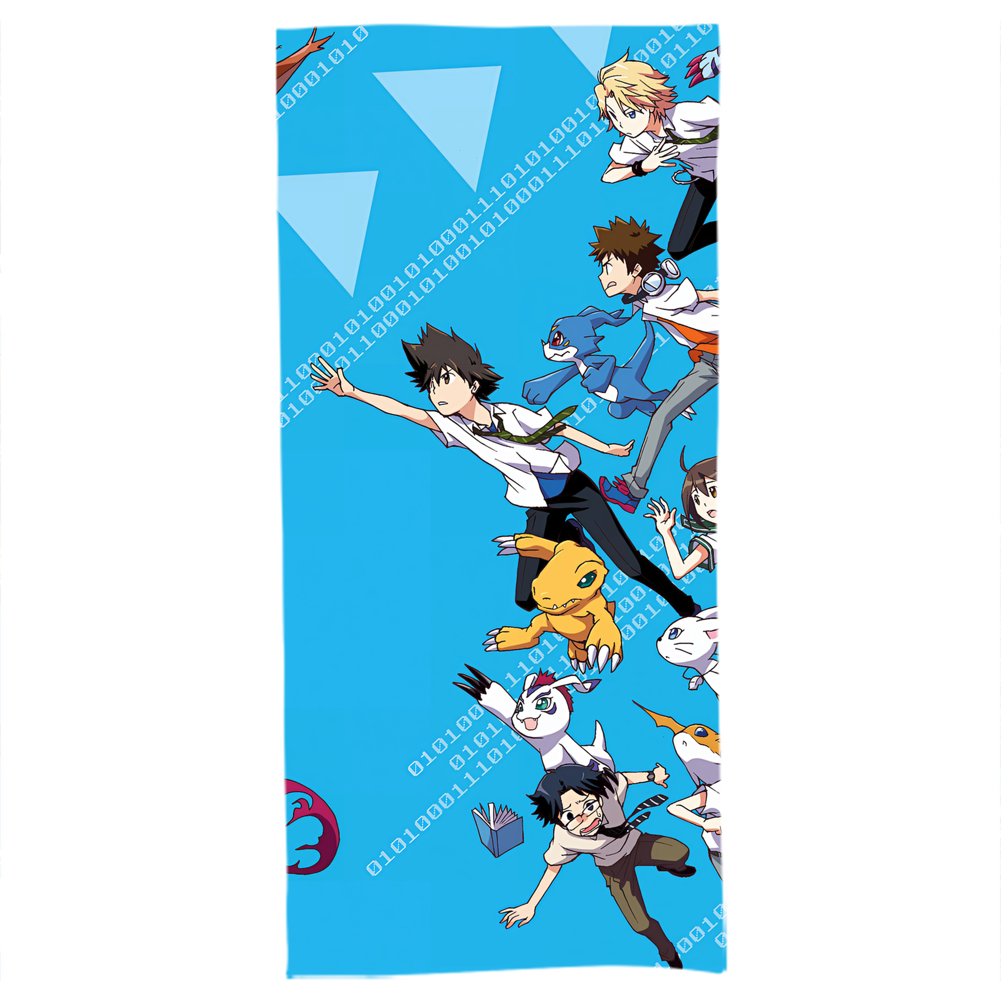 （画像用） Digimon デジタルモンスター/デジモン 大判バスタオル 70×140cm 吸水速乾 柔らかい肌触り