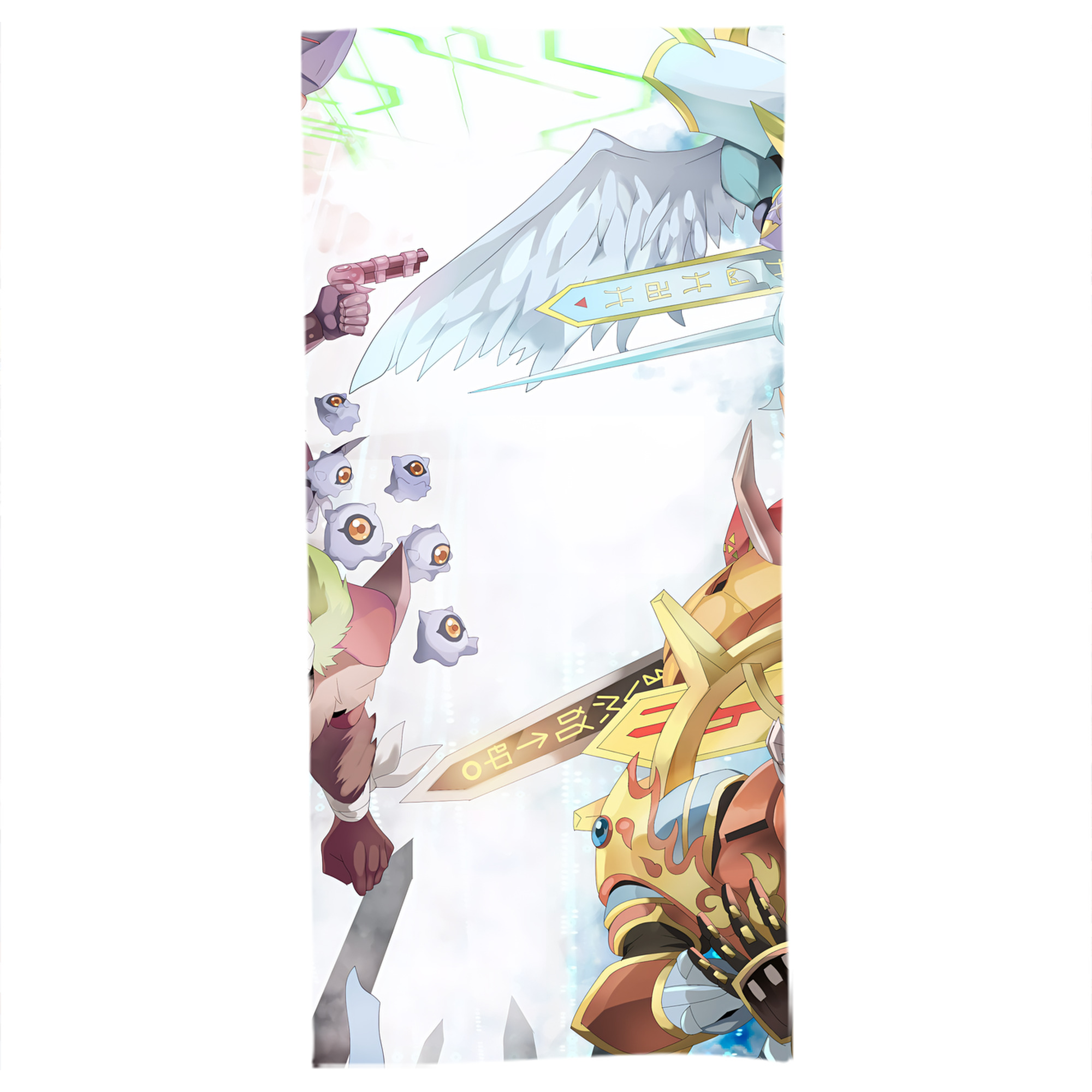 （画像用） Digimon デジタルモンスター/デジモン 大判バスタオル 70×140cm 吸水速乾 柔らかい肌触り