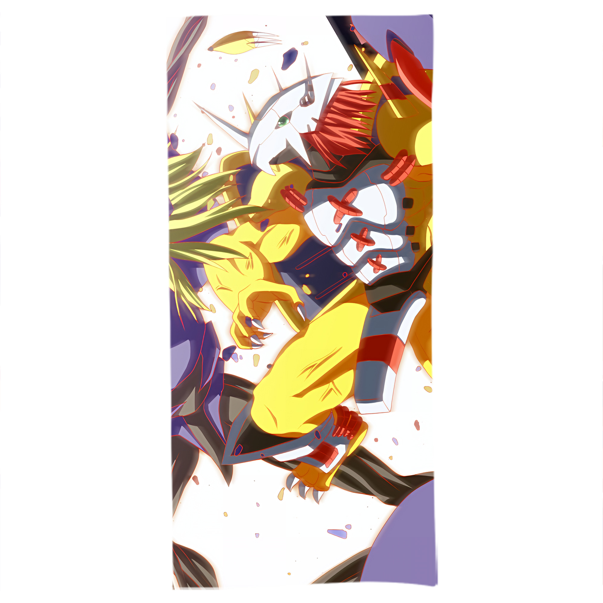 （画像用） Digimon デジタルモンスター/デジモン 大判バスタオル 70×140cm 吸水速乾 柔らかい肌触り