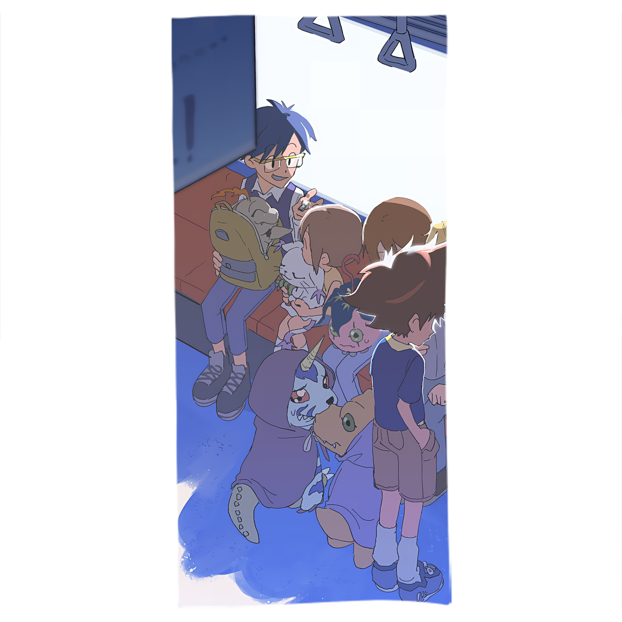 （画像用） Digimon デジタルモンスター/デジモン 大判バスタオル 70×140cm 吸水速乾 柔らかい肌触り