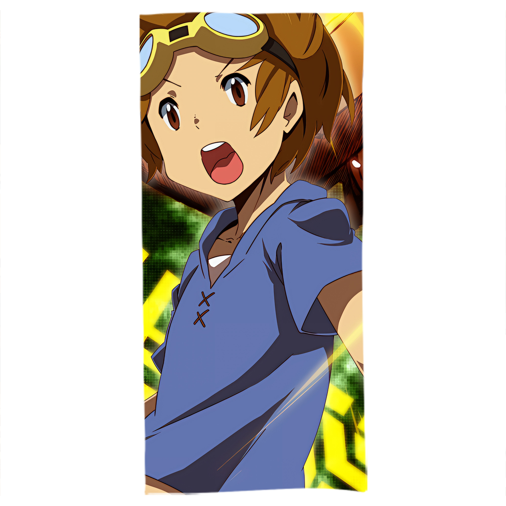 （画像用） Digimon デジタルモンスター/デジモン 大判バスタオル 70×140cm 吸水速乾 柔らかい肌触り
