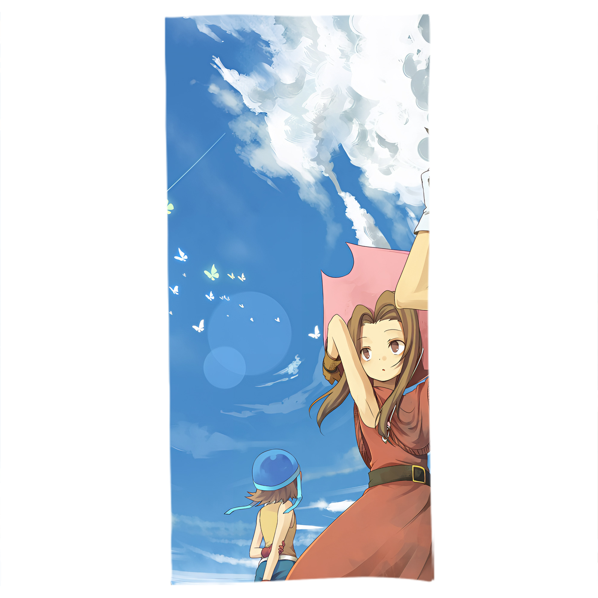 （画像用） Digimon デジタルモンスター/デジモン 大判バスタオル 70×140cm 吸水速乾 柔らかい肌触り