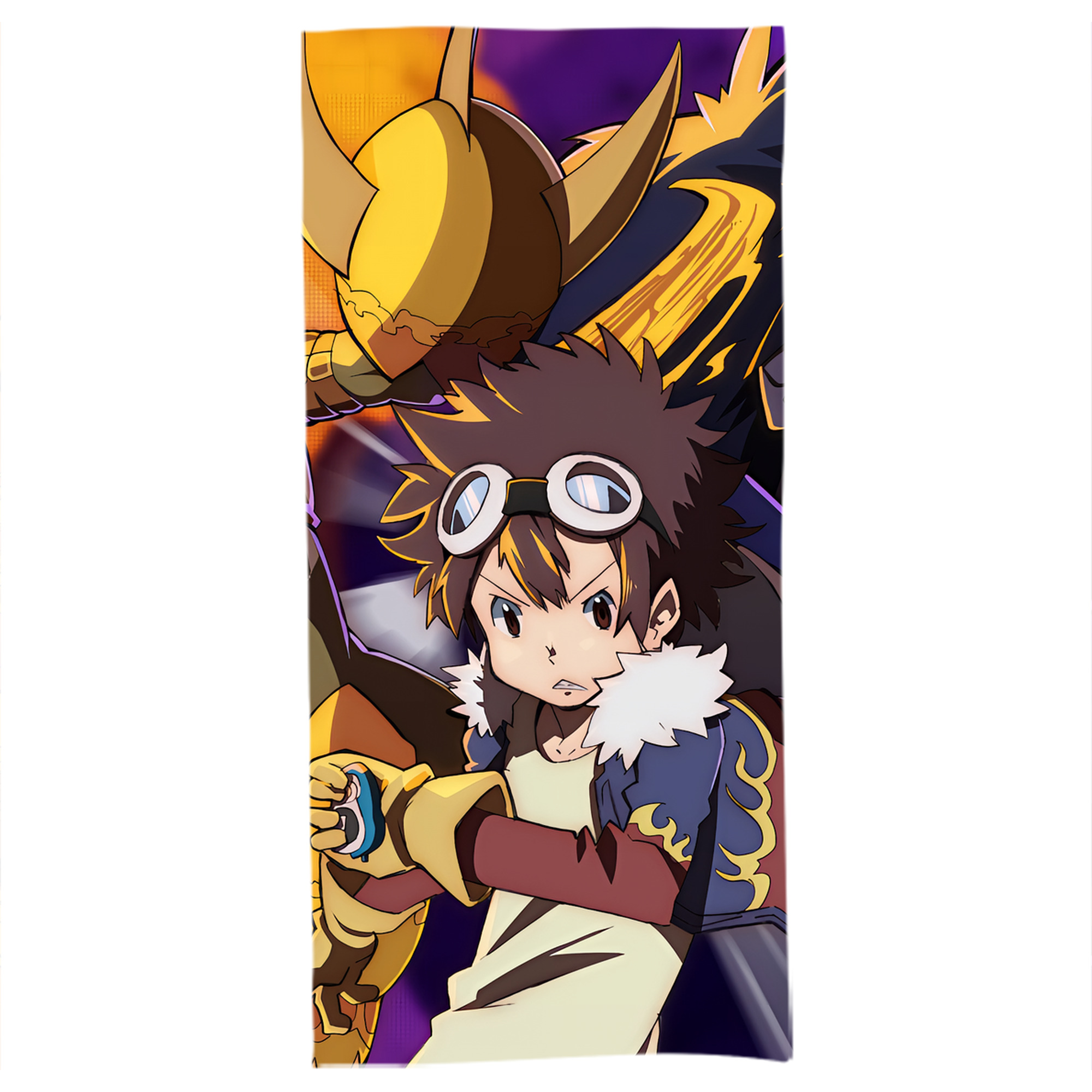 （画像用） Digimon デジタルモンスター/デジモン 大判バスタオル 70×140cm 吸水速乾 柔らかい肌触り