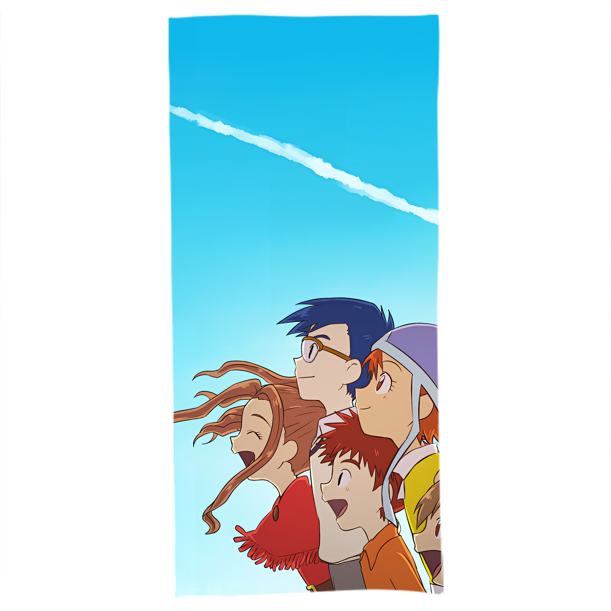 （画像用） Digimon デジタルモンスター/デジモン 大判バスタオル 70×140cm 吸水速乾 柔らかい肌触り