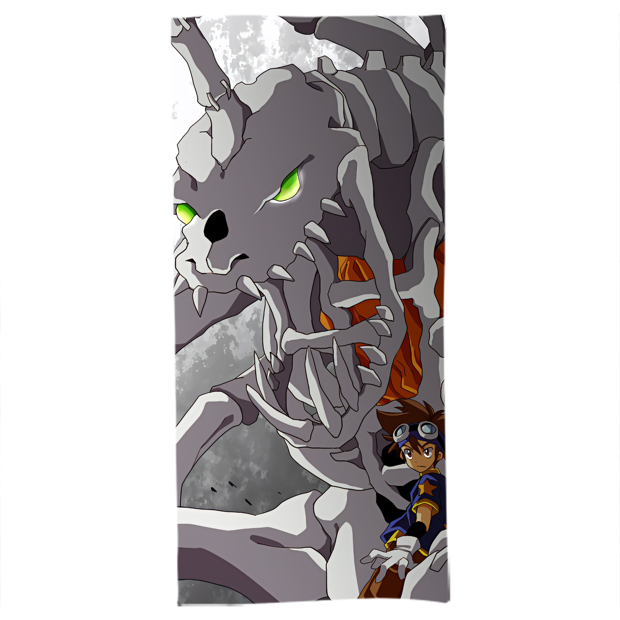 （画像用） Digimon デジタルモンスター/デジモン 大判バスタオル 70×140cm 吸水速乾 柔らかい肌触り