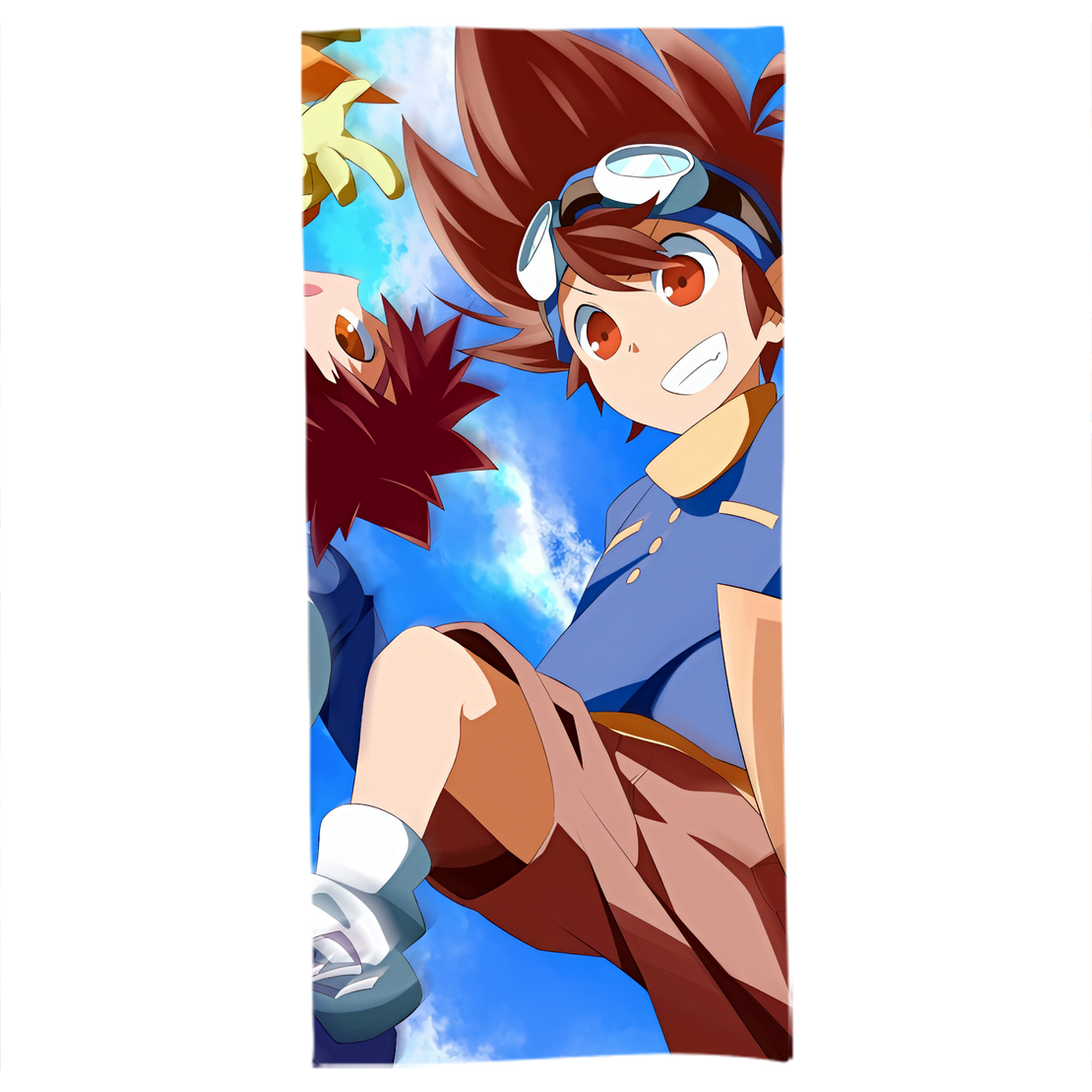 （画像用） Digimon デジタルモンスター/デジモン 大判バスタオル 70×140cm 吸水速乾 柔らかい肌触り