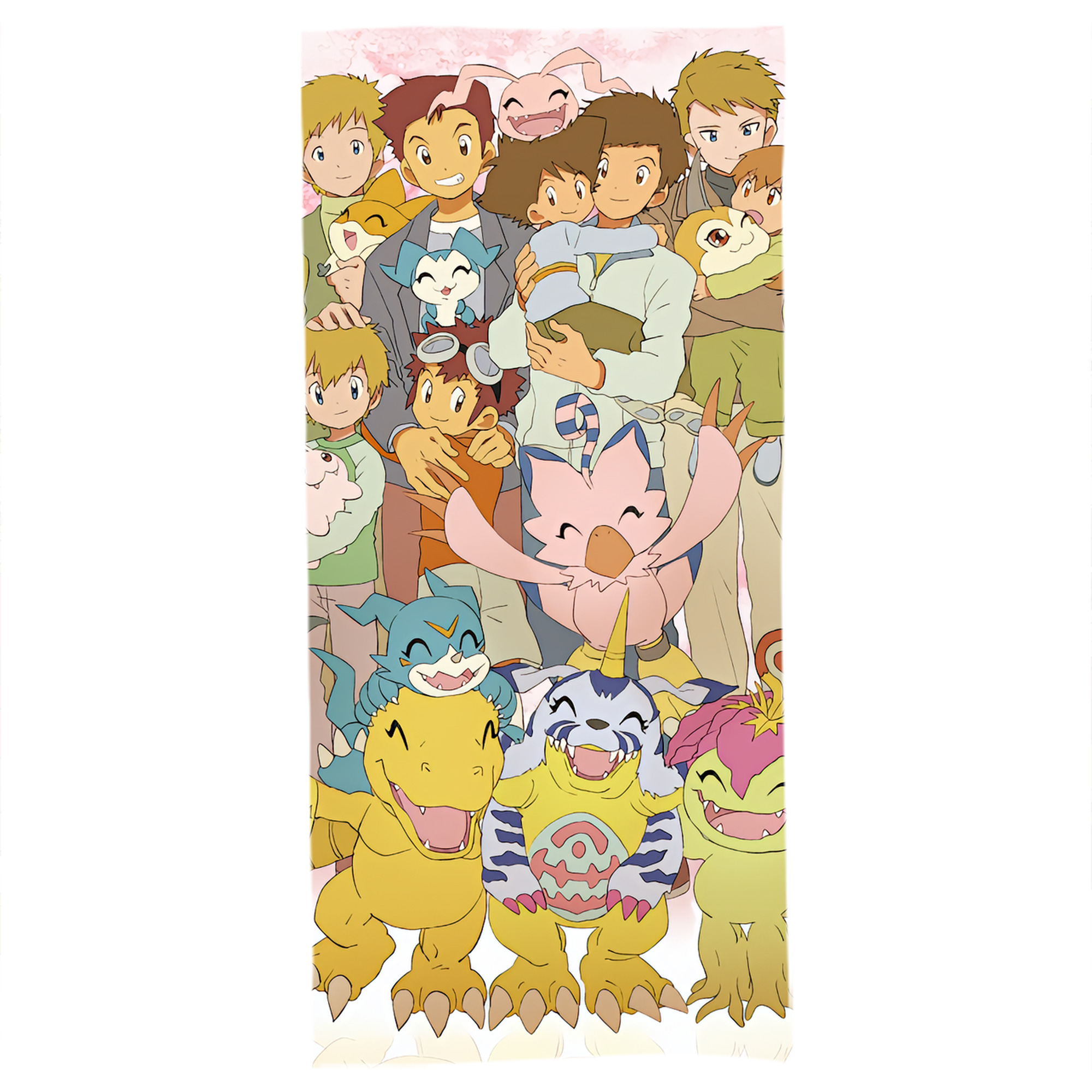 （画像用） Digimon デジタルモンスター/デジモン 大判バスタオル 70×140cm 吸水速乾 柔らかい肌触り