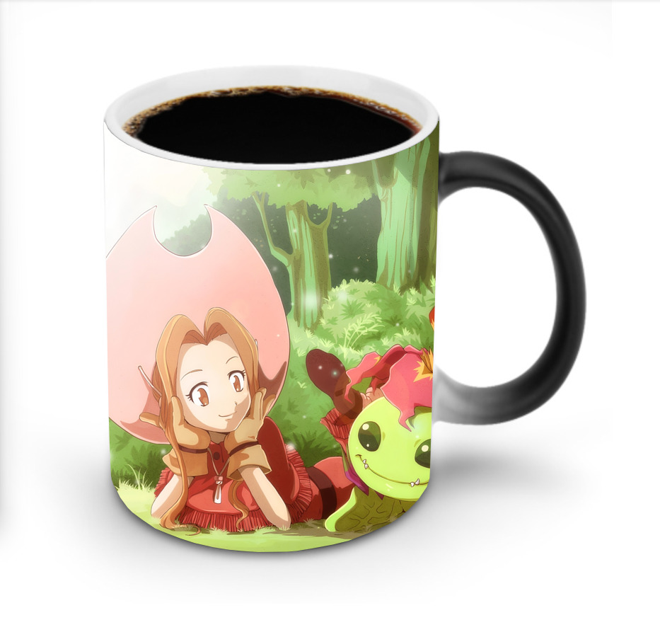 （画像用） Digimon デジタルモンスター/デジモン 温度変色マグカップ