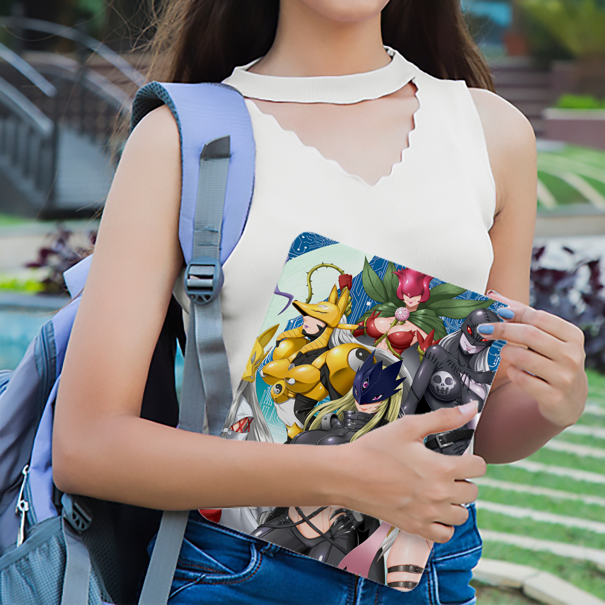Digimon デジタルモンスター/デジモン IPad ケース ブック型 PUレザー TPU 耐衝撃 軽量 薄型 ペン収納なし 全面保護 IPad 各モデル対応