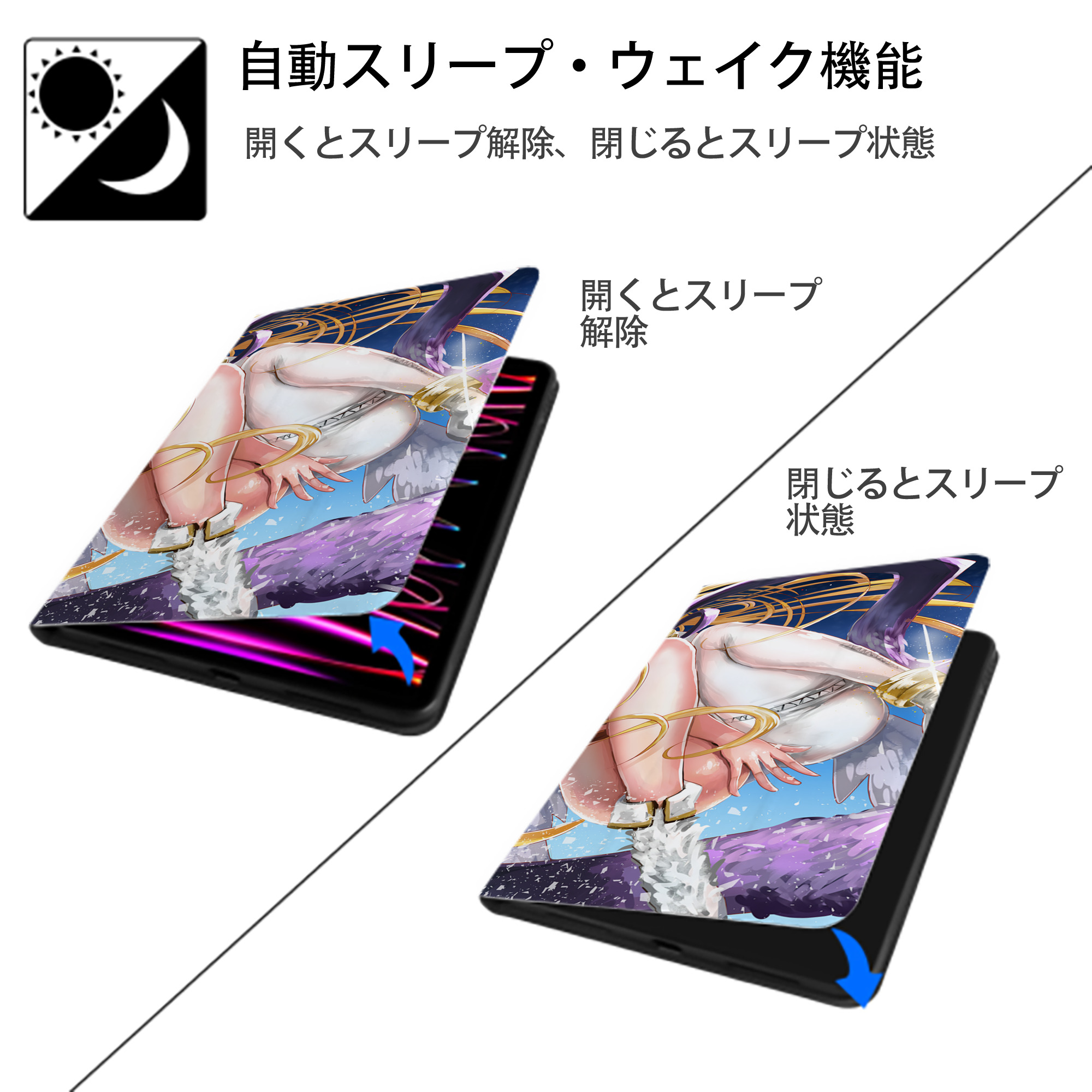 Digimon デジタルモンスター/デジモン IPad ケース ブック型 PUレザー TPU 耐衝撃 軽量 薄型 ペン収納なし 全面保護 IPad 各モデル対応