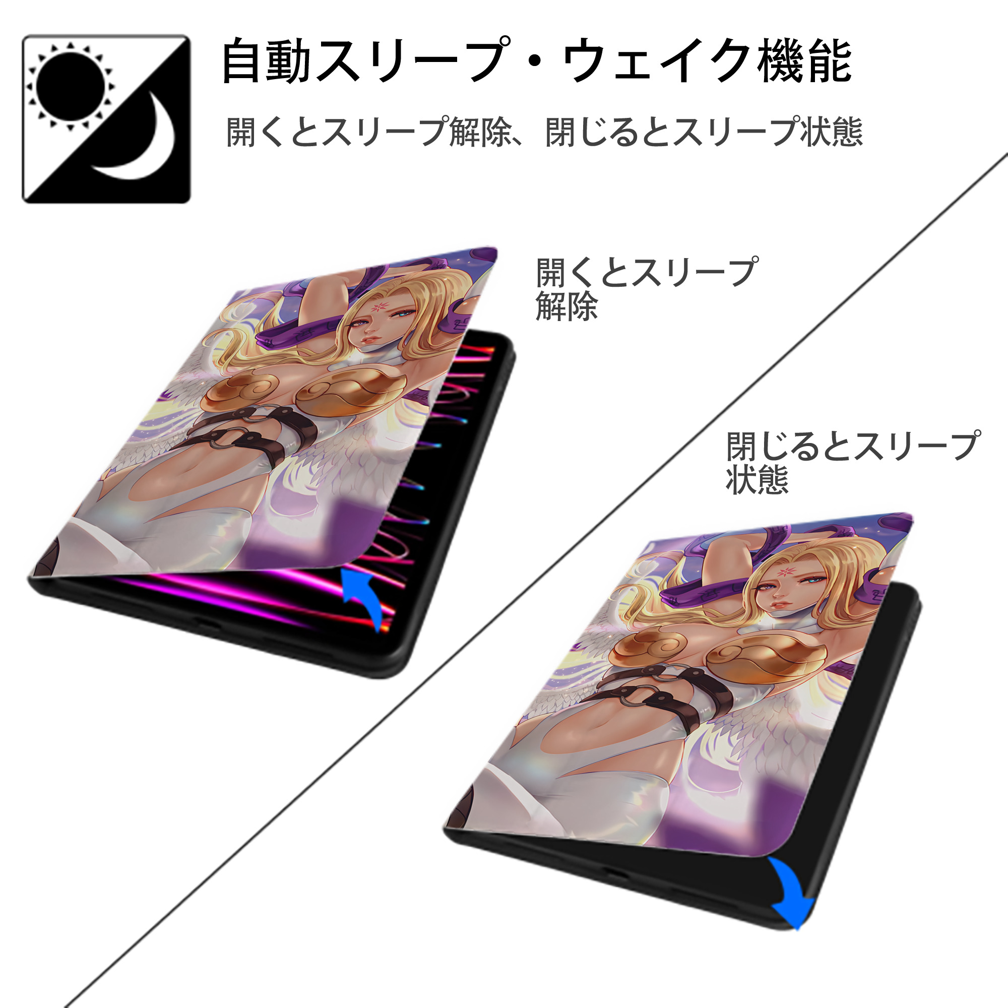Digimon デジタルモンスター/デジモン IPad ケース ブック型 PUレザー TPU 耐衝撃 軽量 薄型 ペン収納なし 全面保護 IPad 各モデル対応