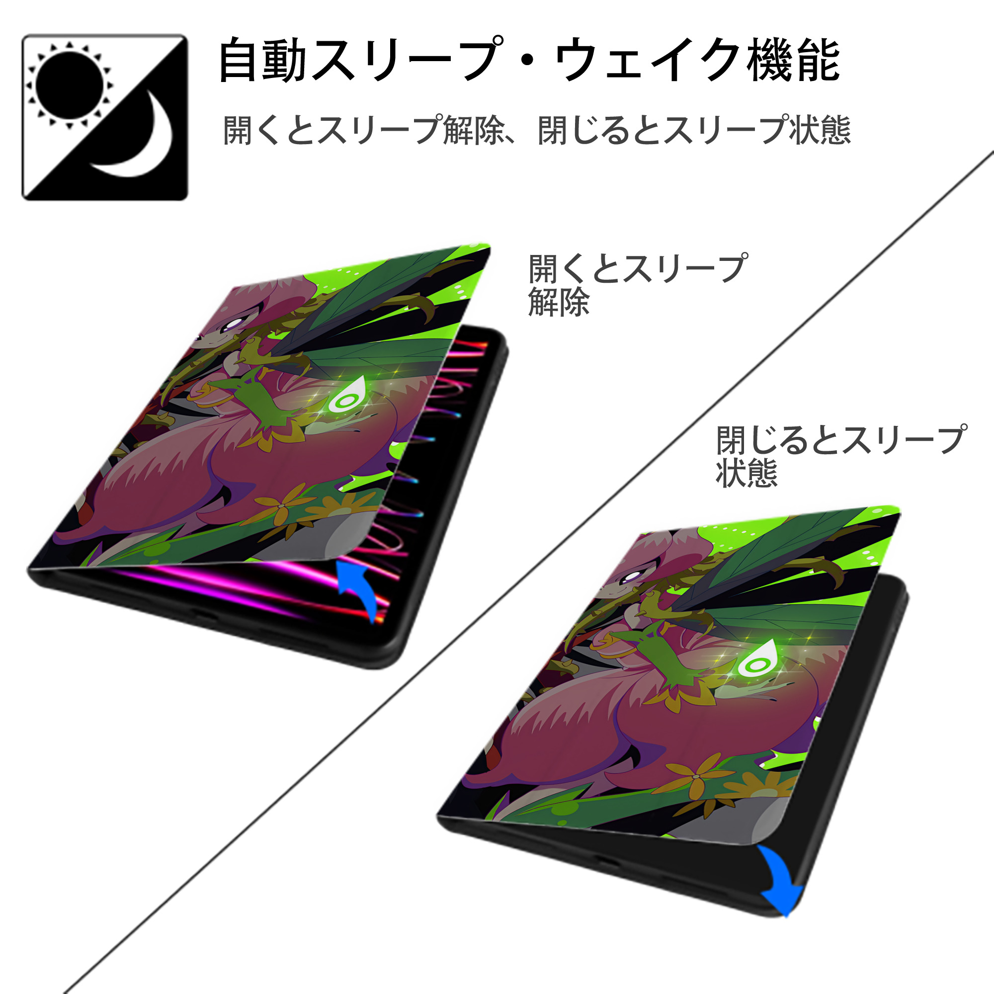 Digimon デジタルモンスター/デジモン IPad ケース ブック型 PUレザー TPU 耐衝撃 軽量 薄型 ペン収納なし 全面保護 IPad 各モデル対応