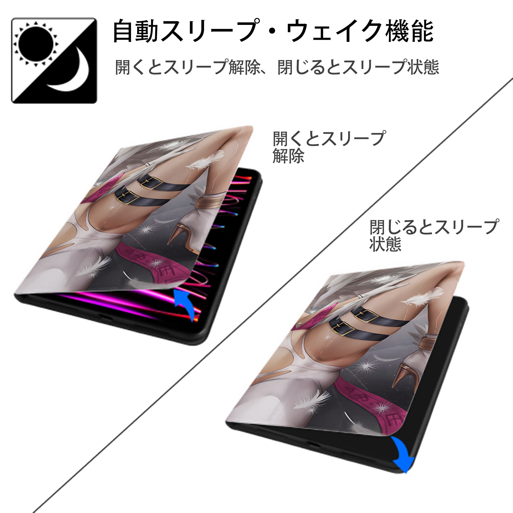 Digimon デジタルモンスター/デジモン IPad ケース ブック型 PUレザー TPU 耐衝撃 軽量 薄型 ペン収納なし 全面保護 IPad 各モデル対応