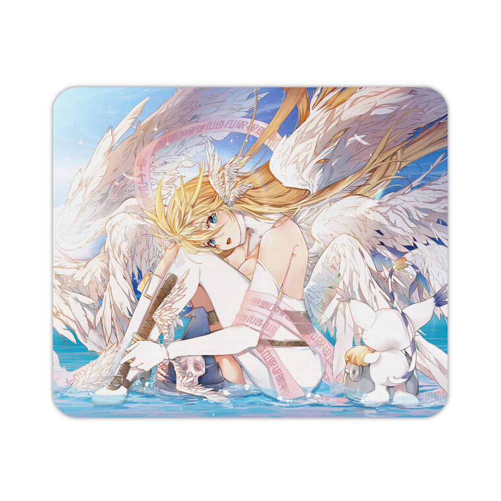 （画像用） Digimon デジタルモンスター/デジモン マウスパッド ステッチ加工 ラバー素材 防水 滑り止め 超薄型 ゲーミング/オフィス対応