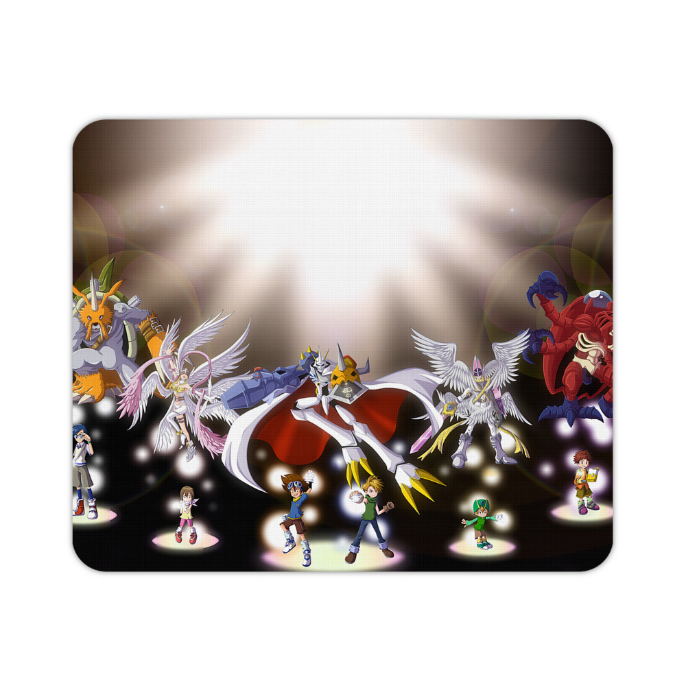 （画像用） Digimon デジタルモンスター/デジモン マウスパッド ステッチ加工 ラバー素材 防水 滑り止め 超薄型 ゲーミング/オフィス対応