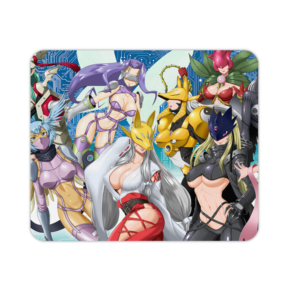 （画像用） Digimon デジタルモンスター/デジモン マウスパッド ステッチ加工 ラバー素材 防水 滑り止め 超薄型 ゲーミング/オフィス対応