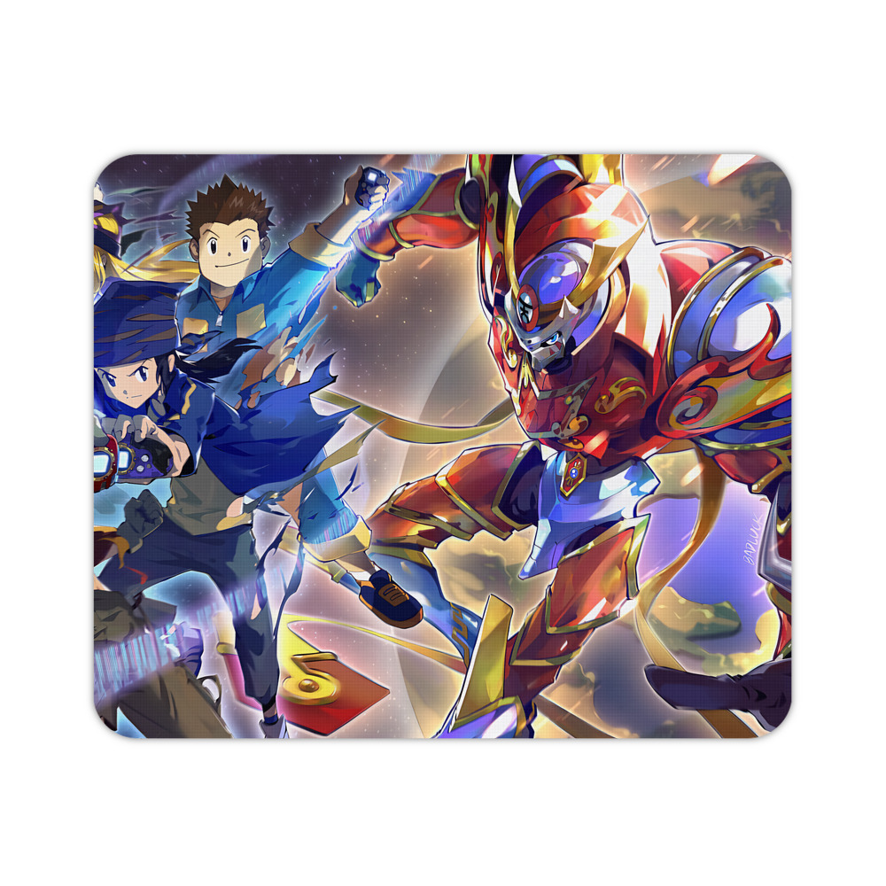 （画像用） Digimon デジタルモンスター/デジモン マウスパッド ステッチ加工 ラバー素材 防水 滑り止め 超薄型 ゲーミング/オフィス対応