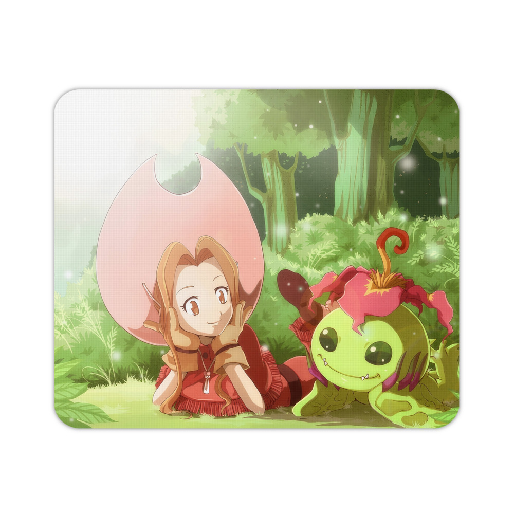 （画像用） Digimon デジタルモンスター/デジモン マウスパッド ステッチ加工 ラバー素材 防水 滑り止め 超薄型 ゲーミング/オフィス対応