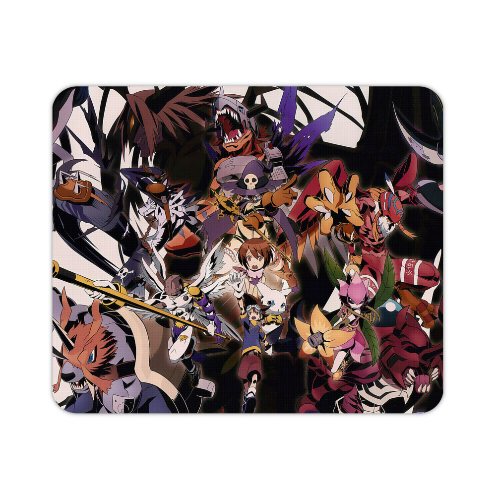 （画像用） Digimon デジタルモンスター/デジモン マウスパッド ステッチ加工 ラバー素材 防水 滑り止め 超薄型 ゲーミング/オフィス対応