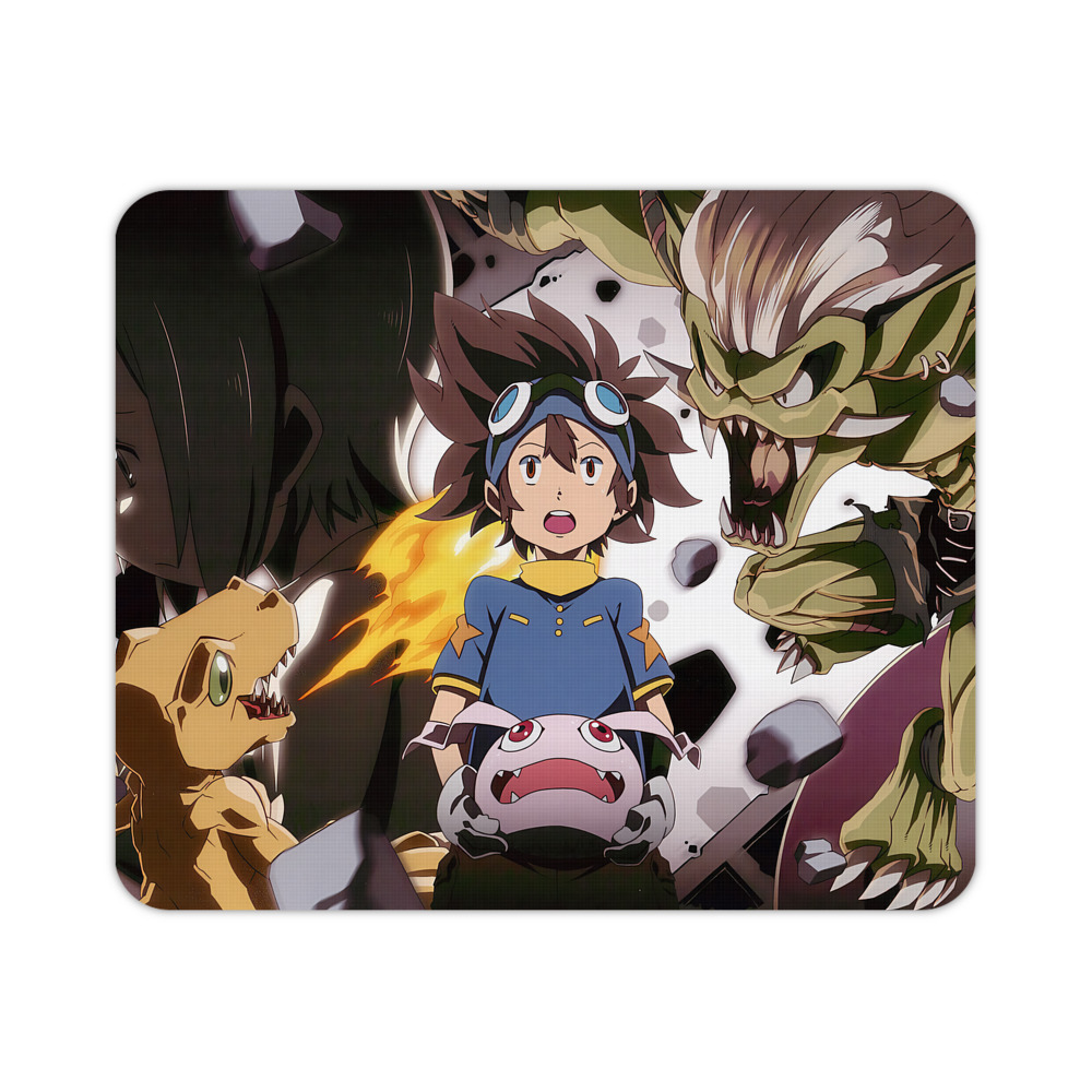 （画像用） Digimon デジタルモンスター/デジモン マウスパッド ステッチ加工 ラバー素材 防水 滑り止め 超薄型 ゲーミング/オフィス対応