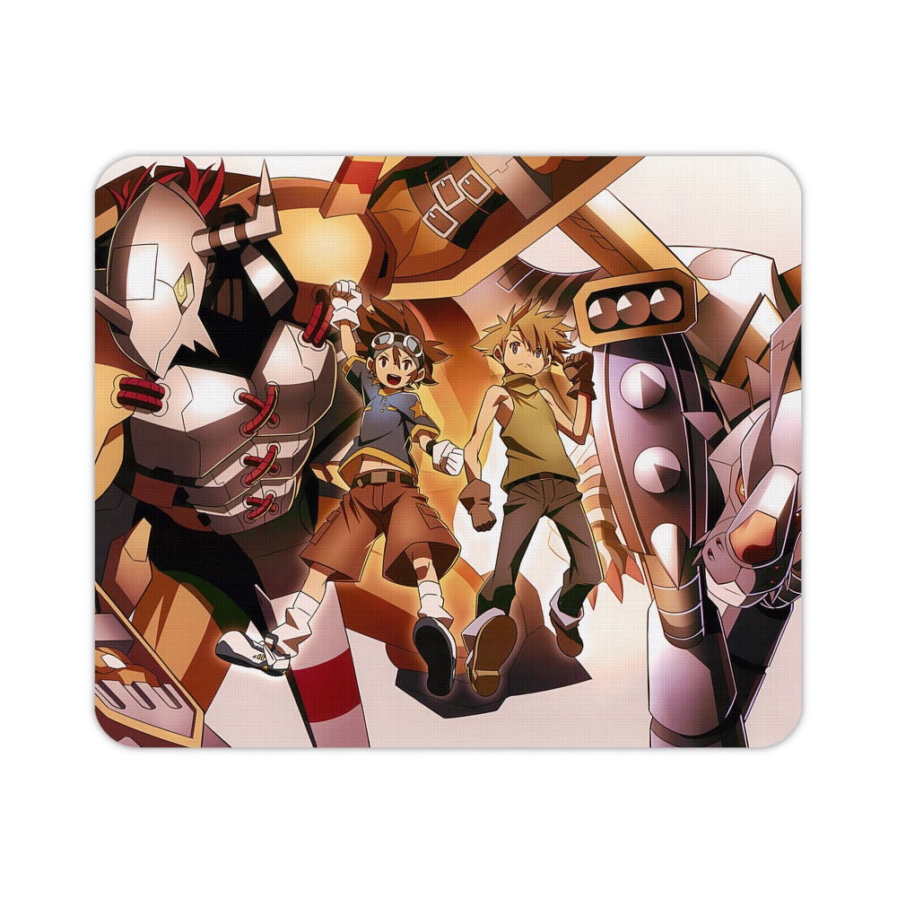 （画像用） Digimon デジタルモンスター/デジモン マウスパッド ステッチ加工 ラバー素材 防水 滑り止め 超薄型 ゲーミング/オフィス対応