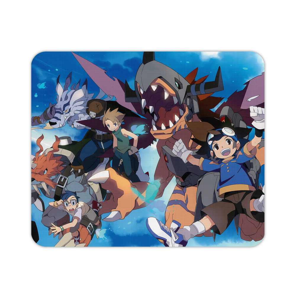 （画像用） Digimon デジタルモンスター/デジモン マウスパッド ステッチ加工 ラバー素材 防水 滑り止め 超薄型 ゲーミング/オフィス対応