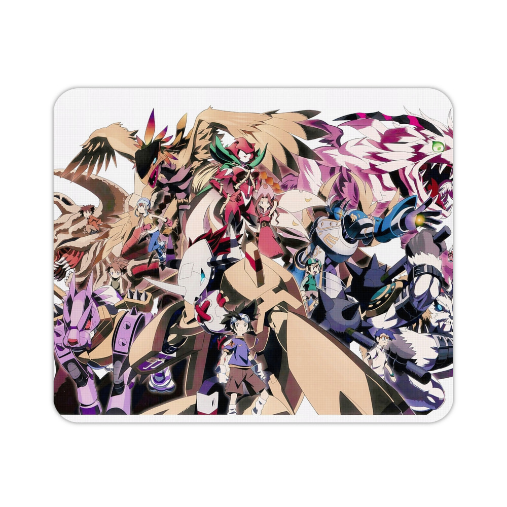 （画像用） Digimon デジタルモンスター/デジモン マウスパッド ステッチ加工 ラバー素材 防水 滑り止め 超薄型 ゲーミング/オフィス対応