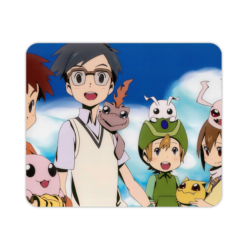 （画像用） Digimon デジタルモンスター/デジモン マウスパッド ステッチ加工 ラバー素材 防水 滑り止め 超薄型 ゲーミング/オフィス対応