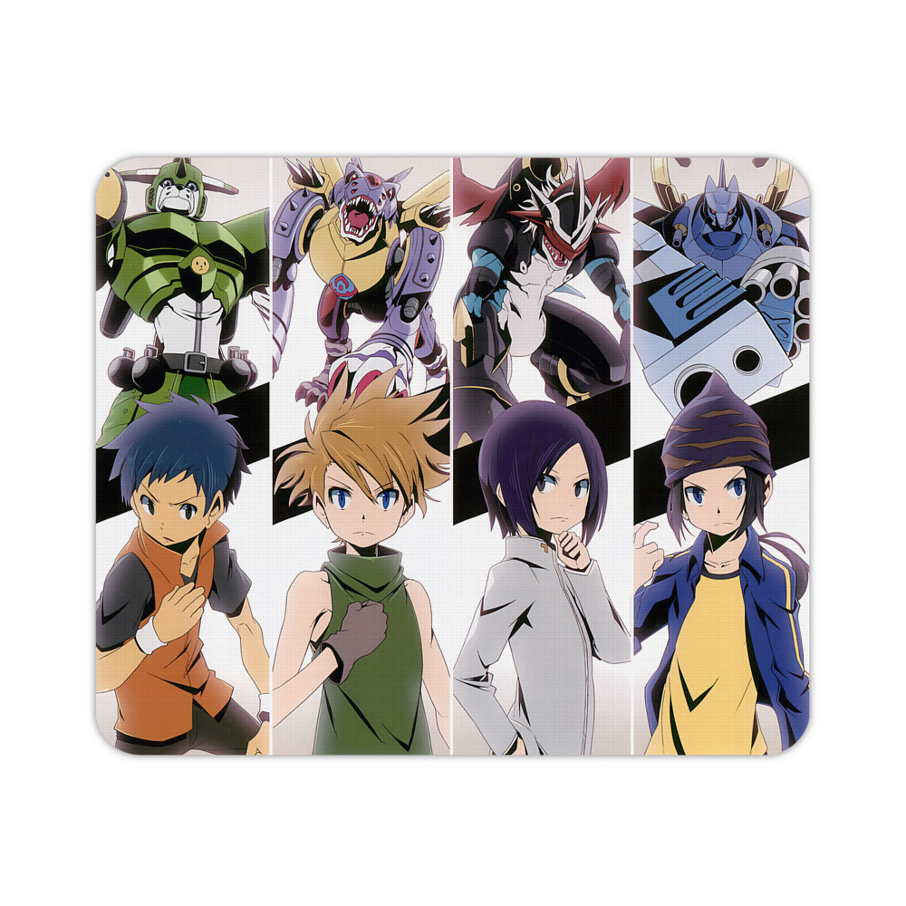 （画像用） Digimon デジタルモンスター/デジモン マウスパッド ステッチ加工 ラバー素材 防水 滑り止め 超薄型 ゲーミング/オフィス対応