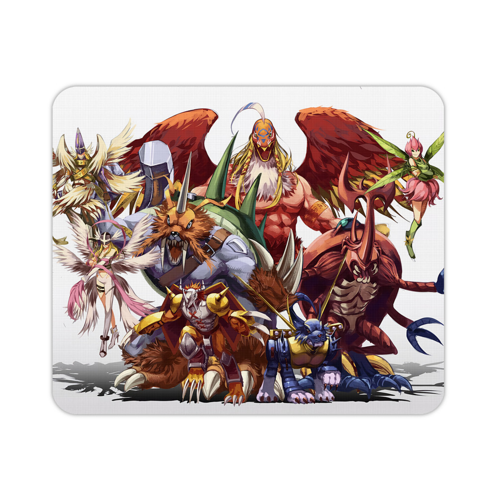 （画像用） Digimon デジタルモンスター/デジモン マウスパッド ステッチ加工 ラバー素材 防水 滑り止め 超薄型 ゲーミング/オフィス対応