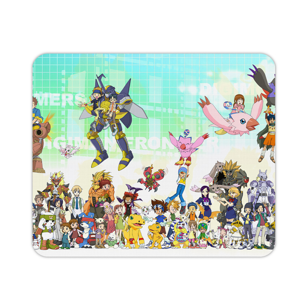 （画像用） Digimon デジタルモンスター/デジモン マウスパッド ステッチ加工 ラバー素材 防水 滑り止め 超薄型 ゲーミング/オフィス対応