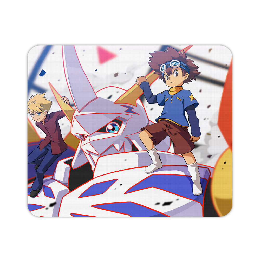 （画像用） Digimon デジタルモンスター/デジモン マウスパッド ステッチ加工 ラバー素材 防水 滑り止め 超薄型 ゲーミング/オフィス対応